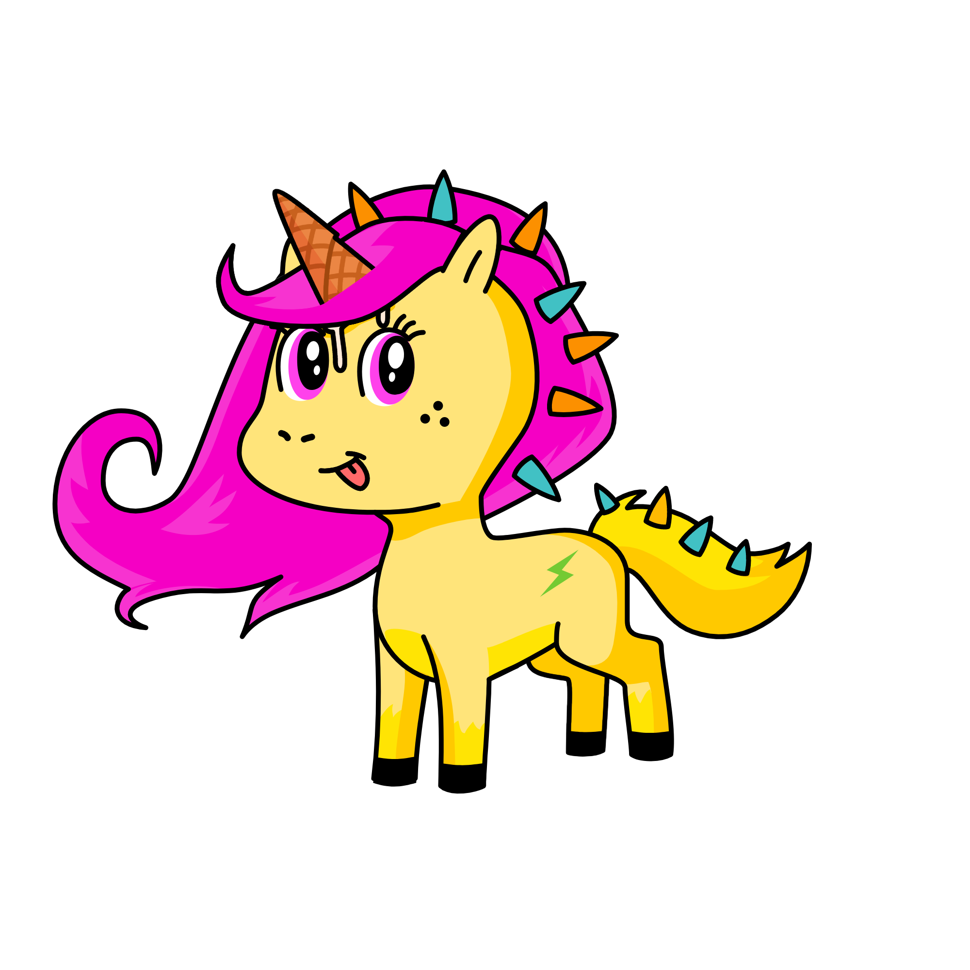 Mommy Ice cream Unicorn, the unicorn