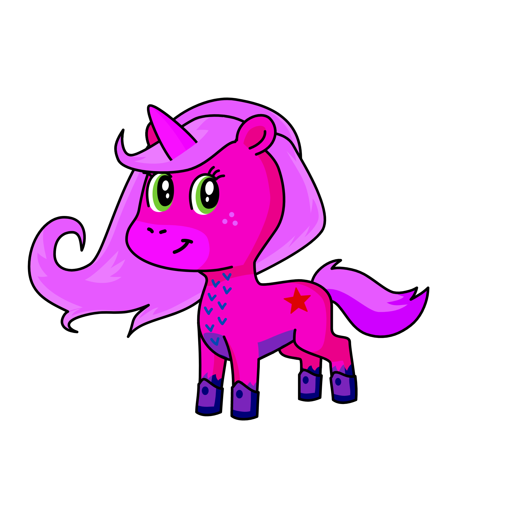 Pinky  pie, the unicorn