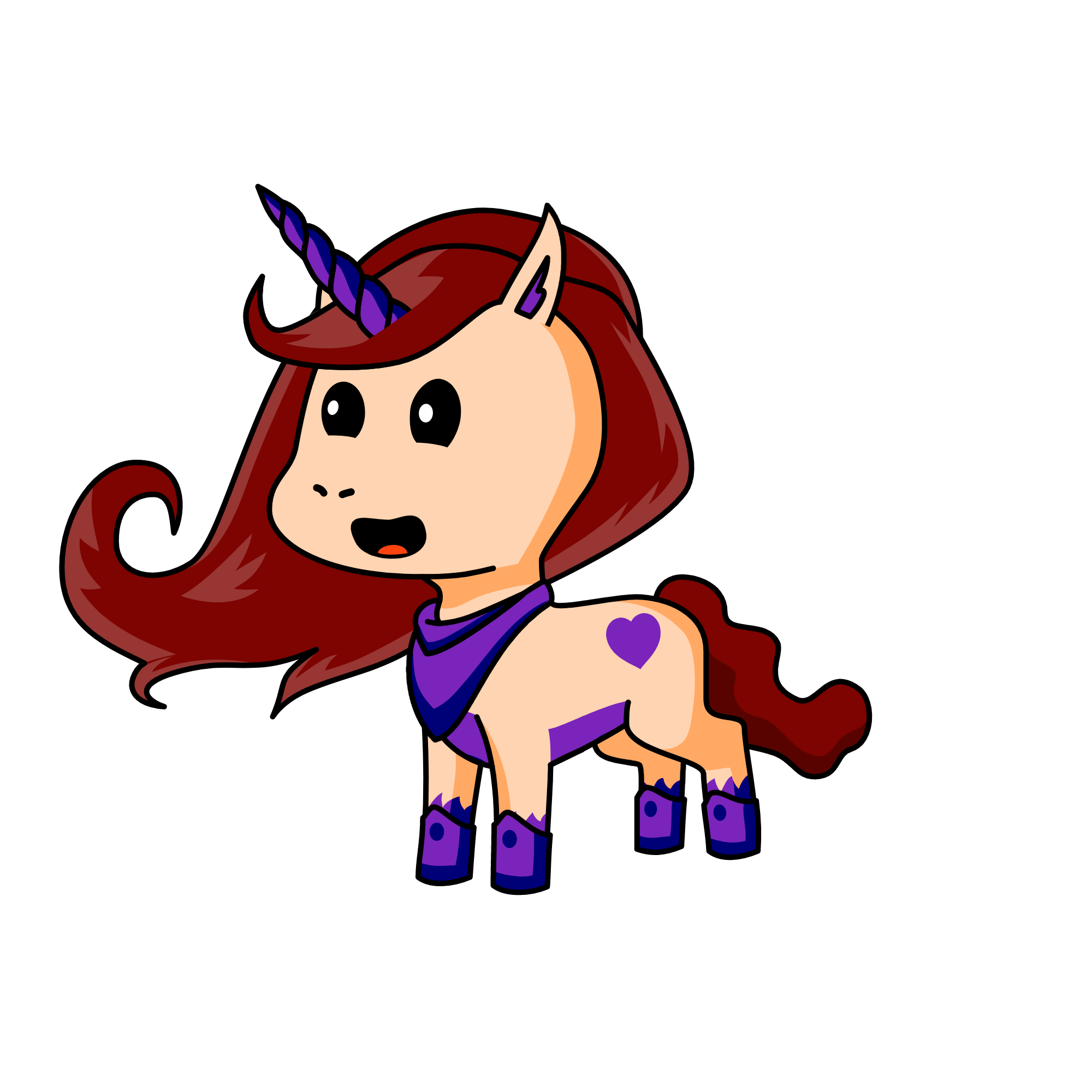 Girlfriend, the unicorn