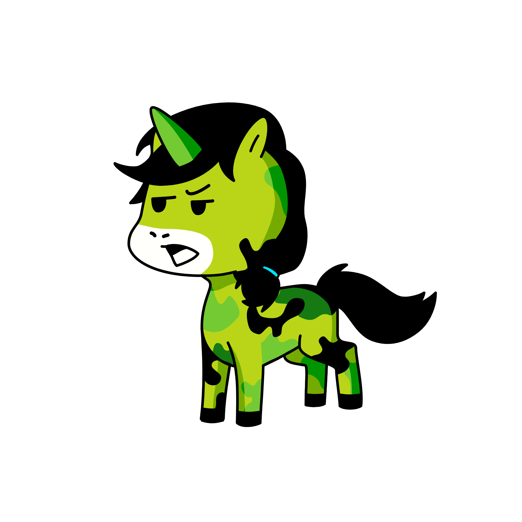 camo, the unicorn