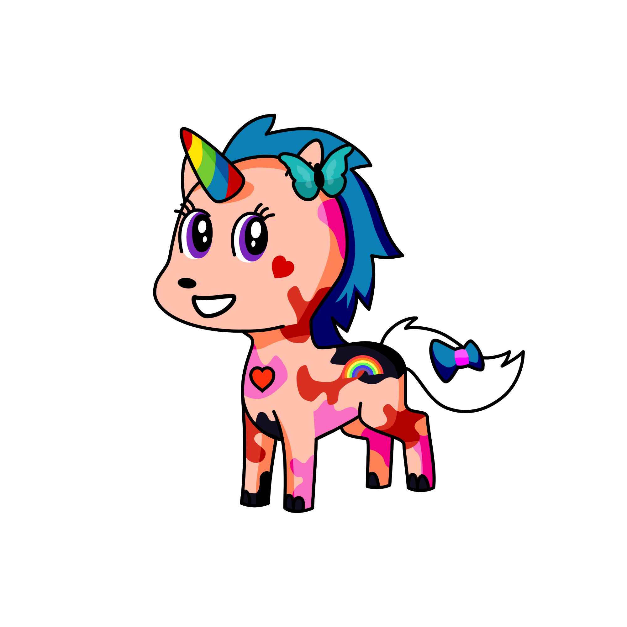 Snowflake❤, the unicorn