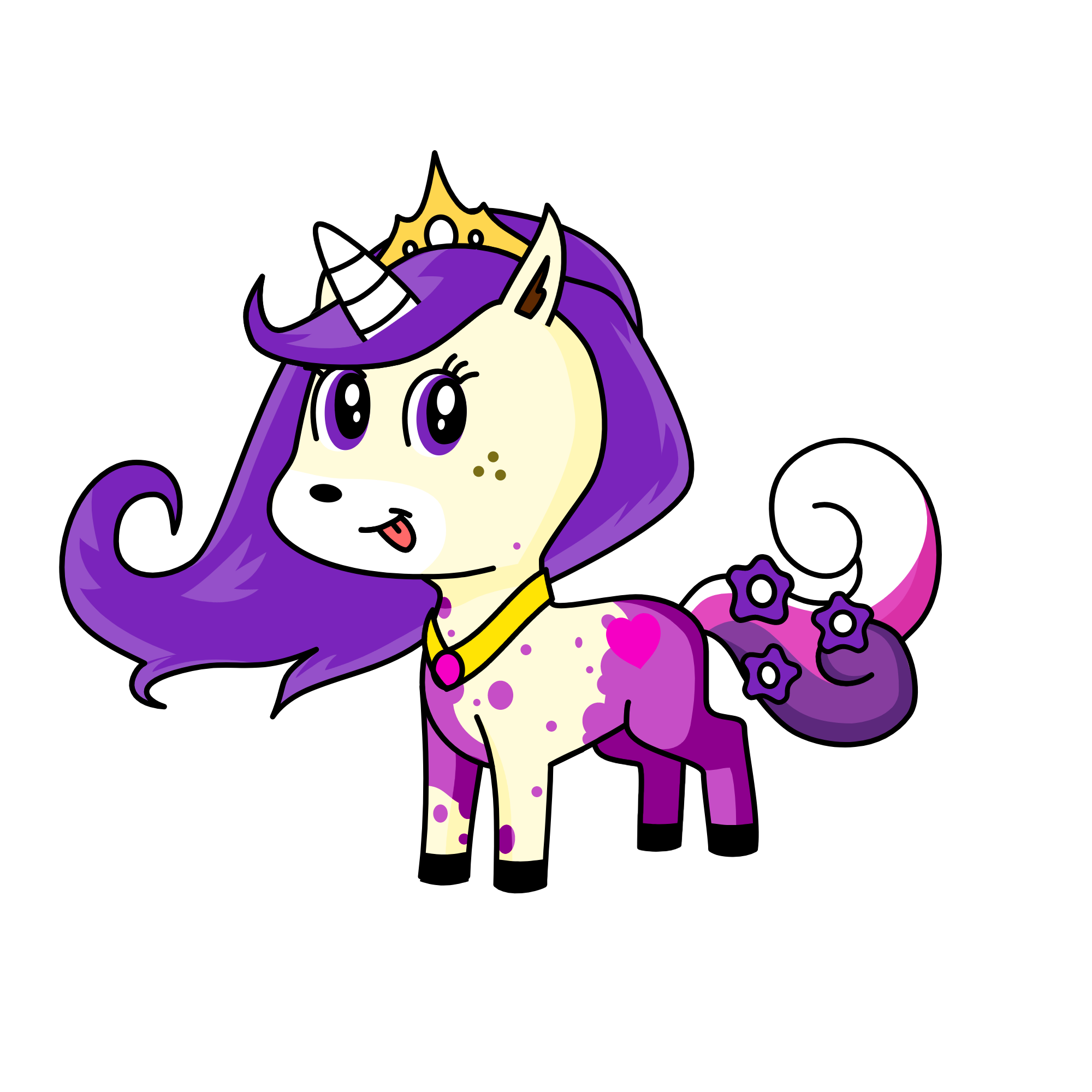 luna the princess, the unicorn