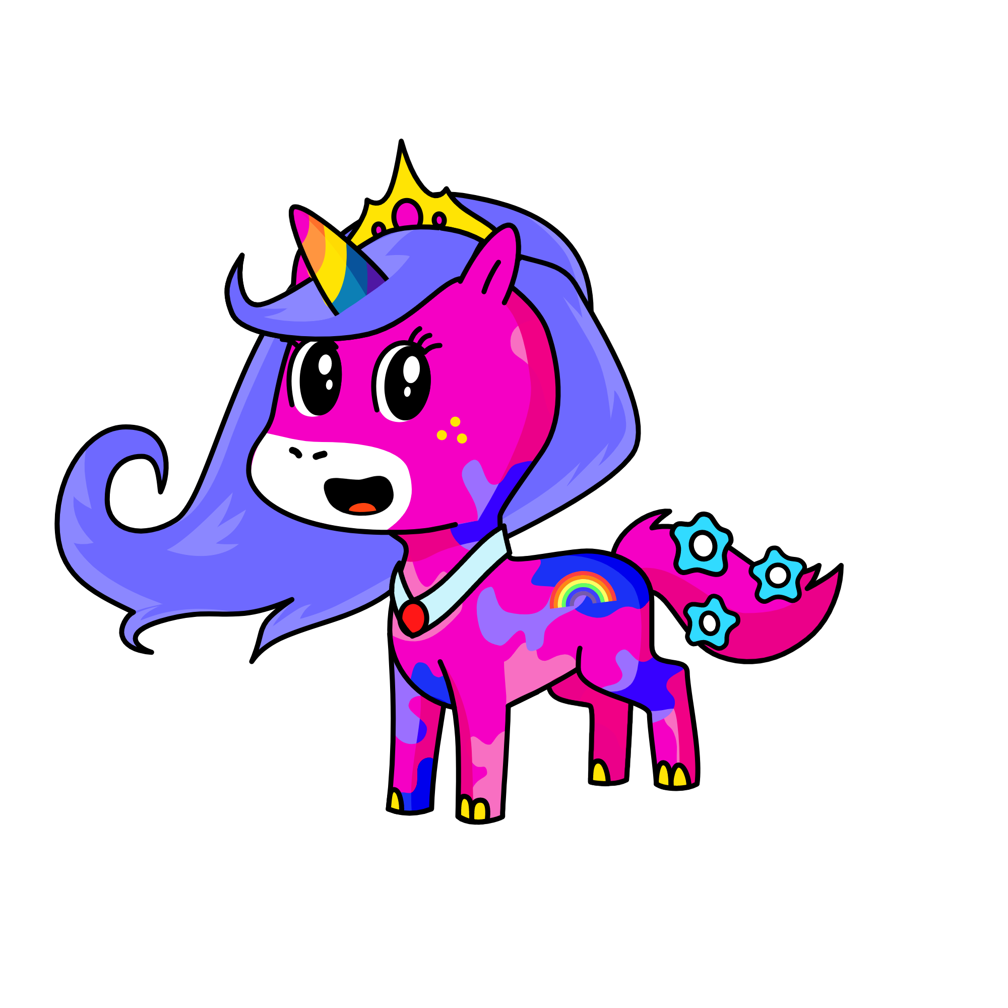 curll the artist, the unicorn