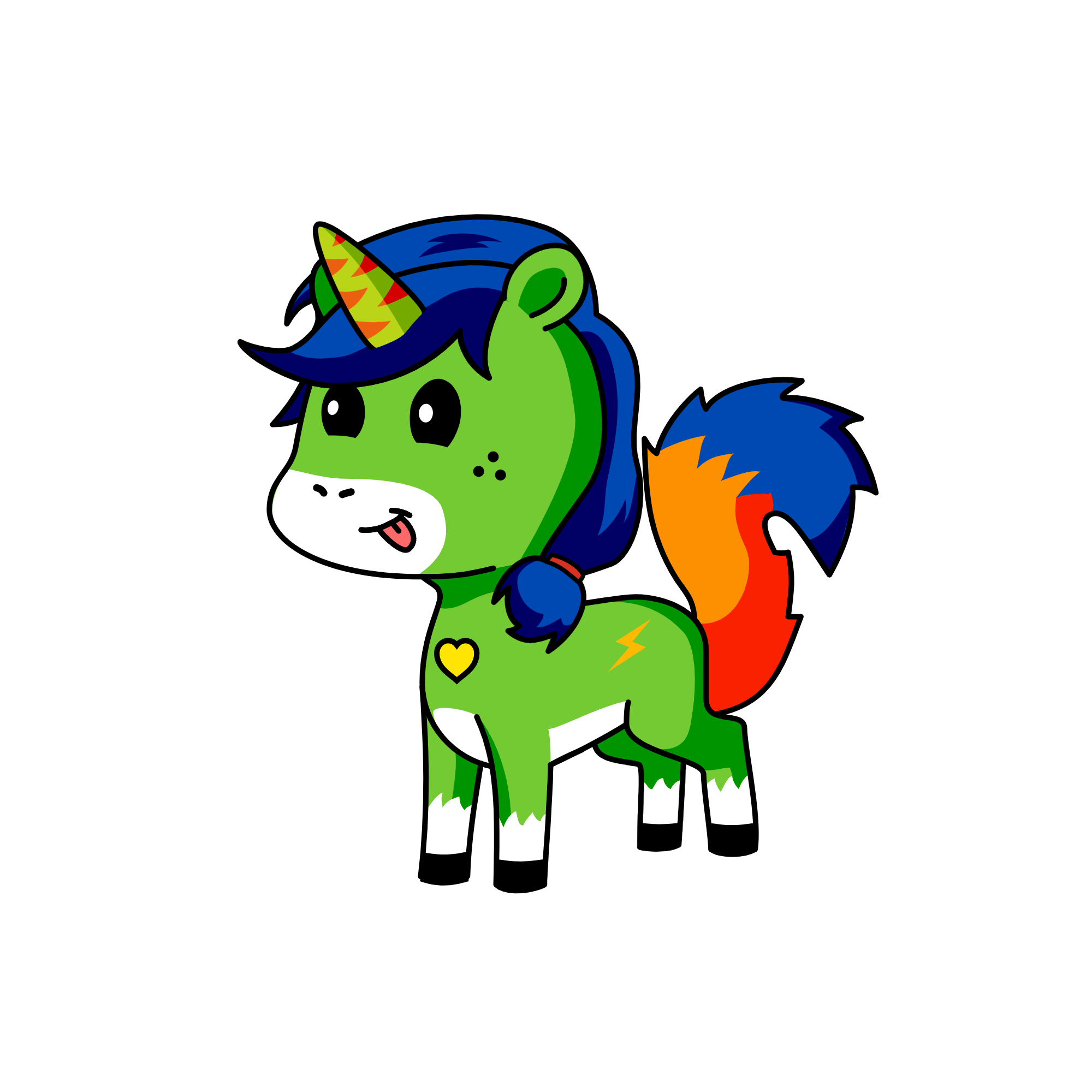 speedy, the unicorn