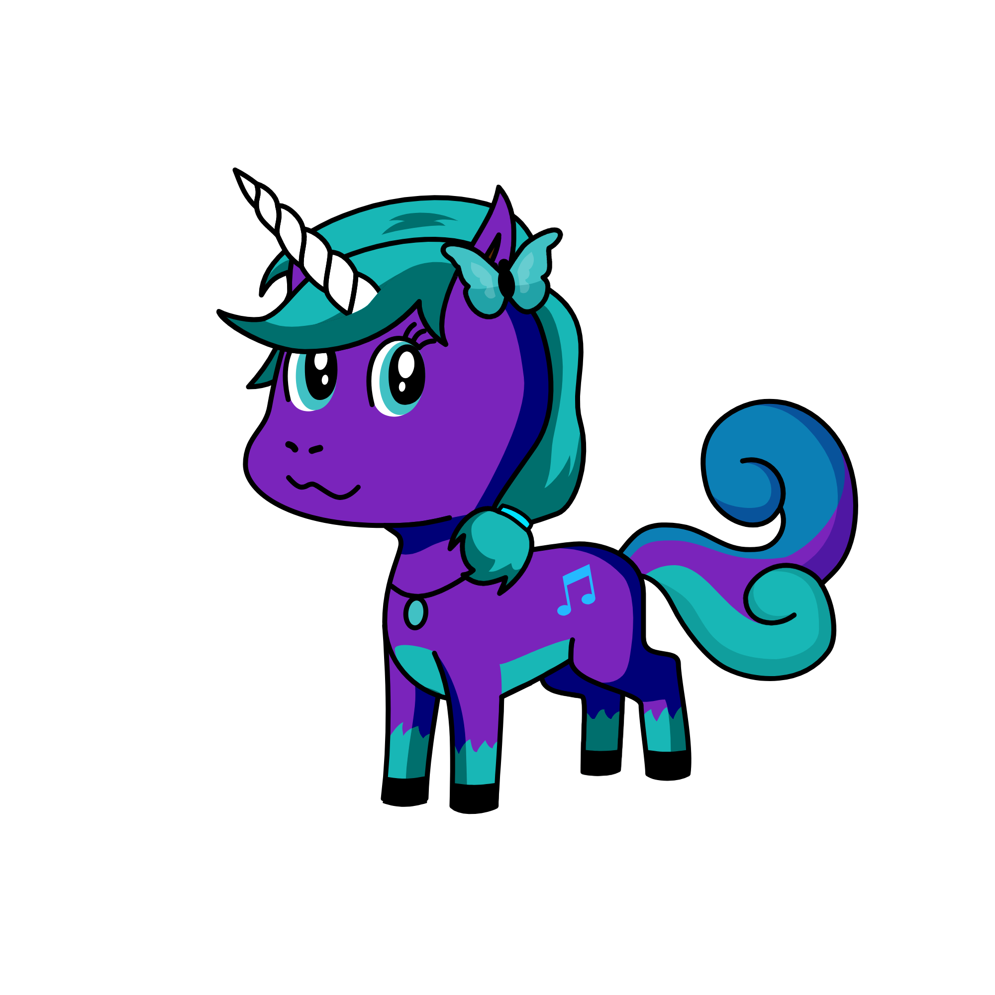 Aqua, the unicorn