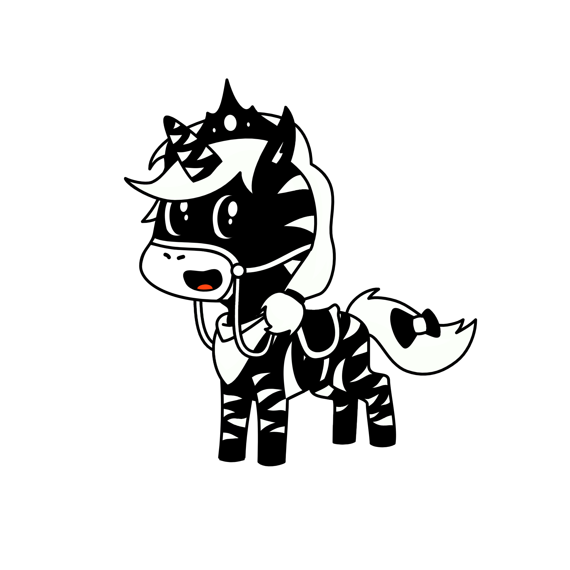 Moonlight(Zebra Princess), the unicorn