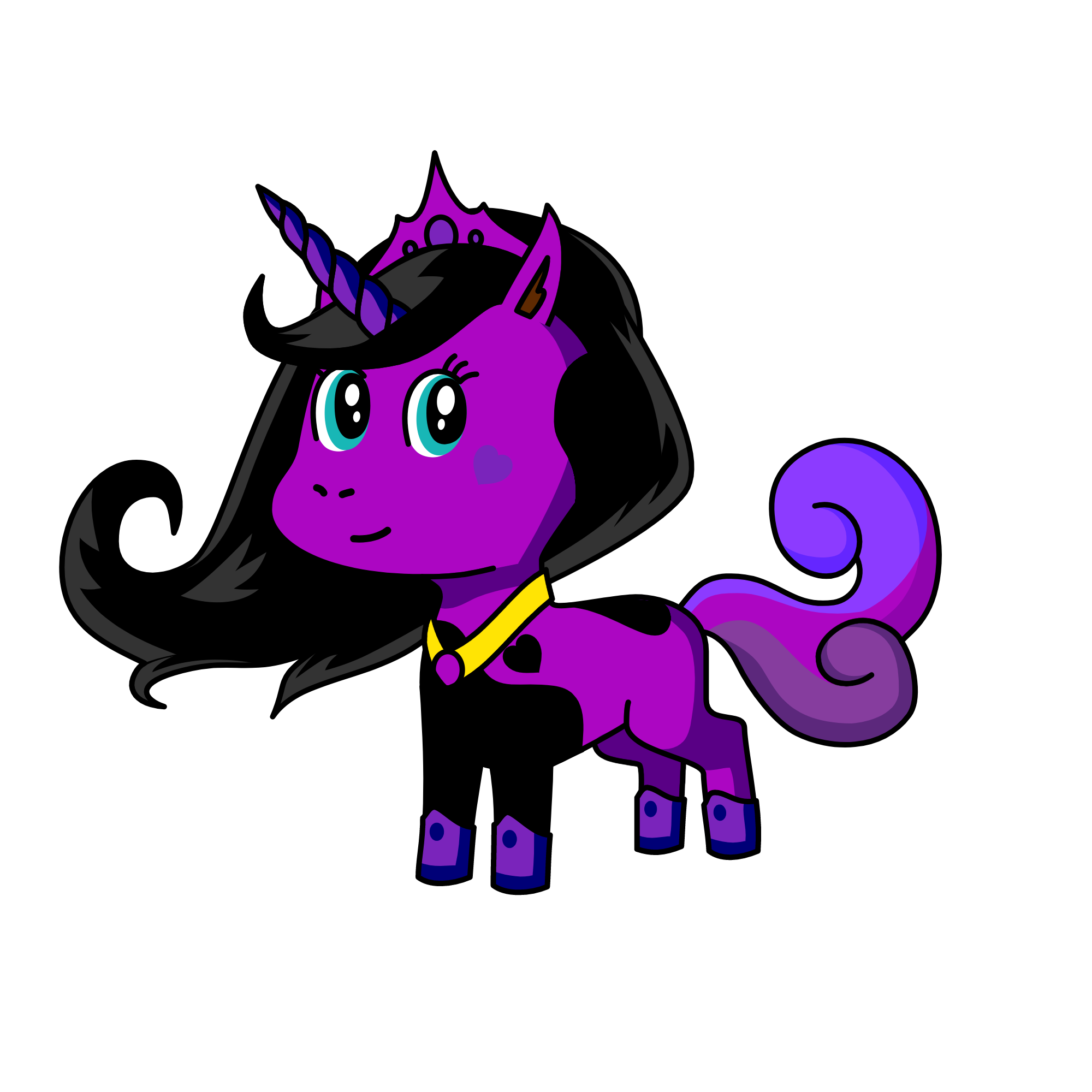 Melody, the unicorn