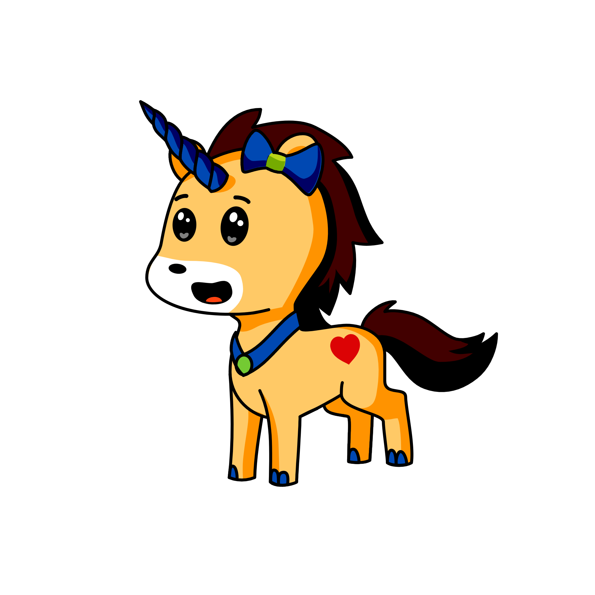 Izlee, the unicorn
