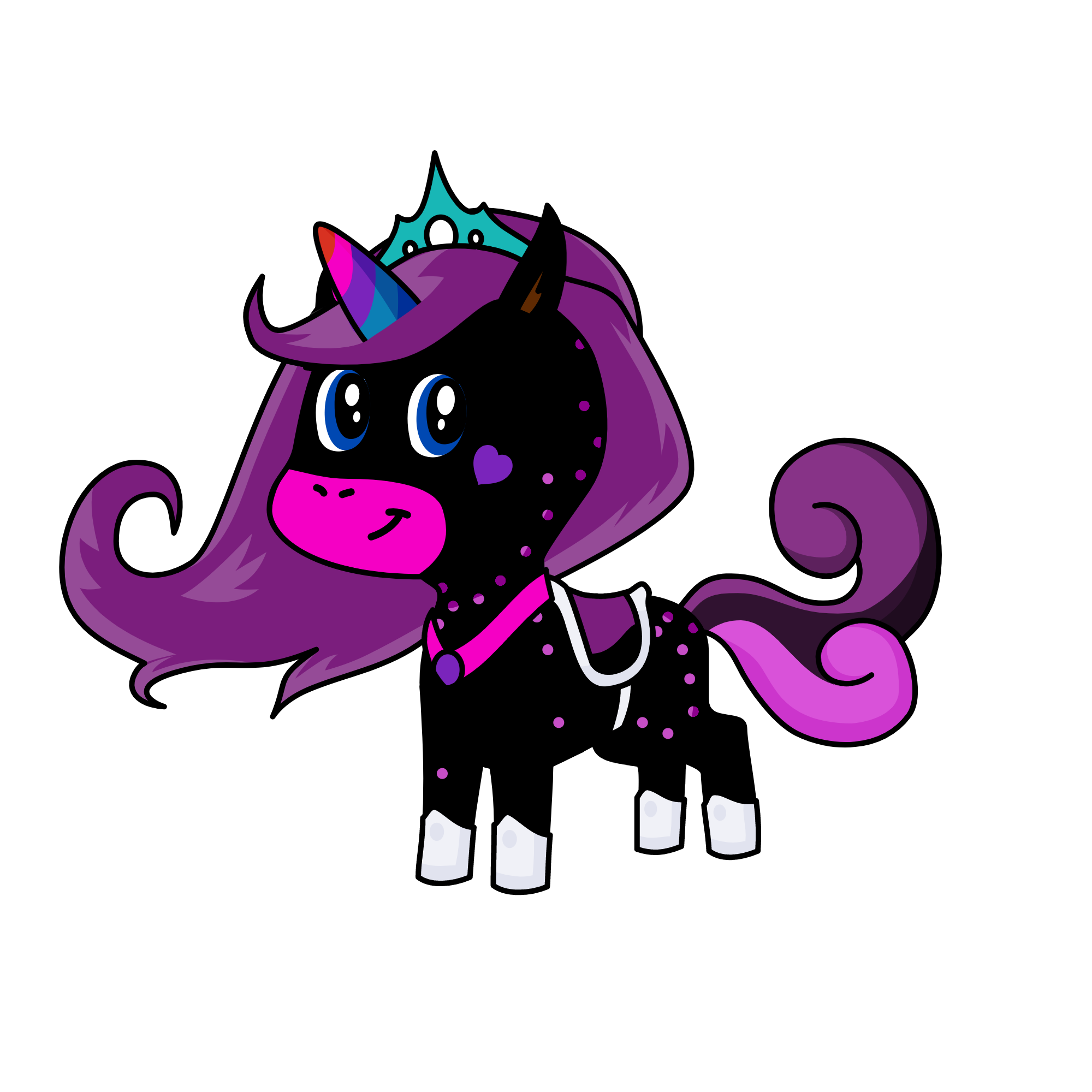 Midnight, the unicorn