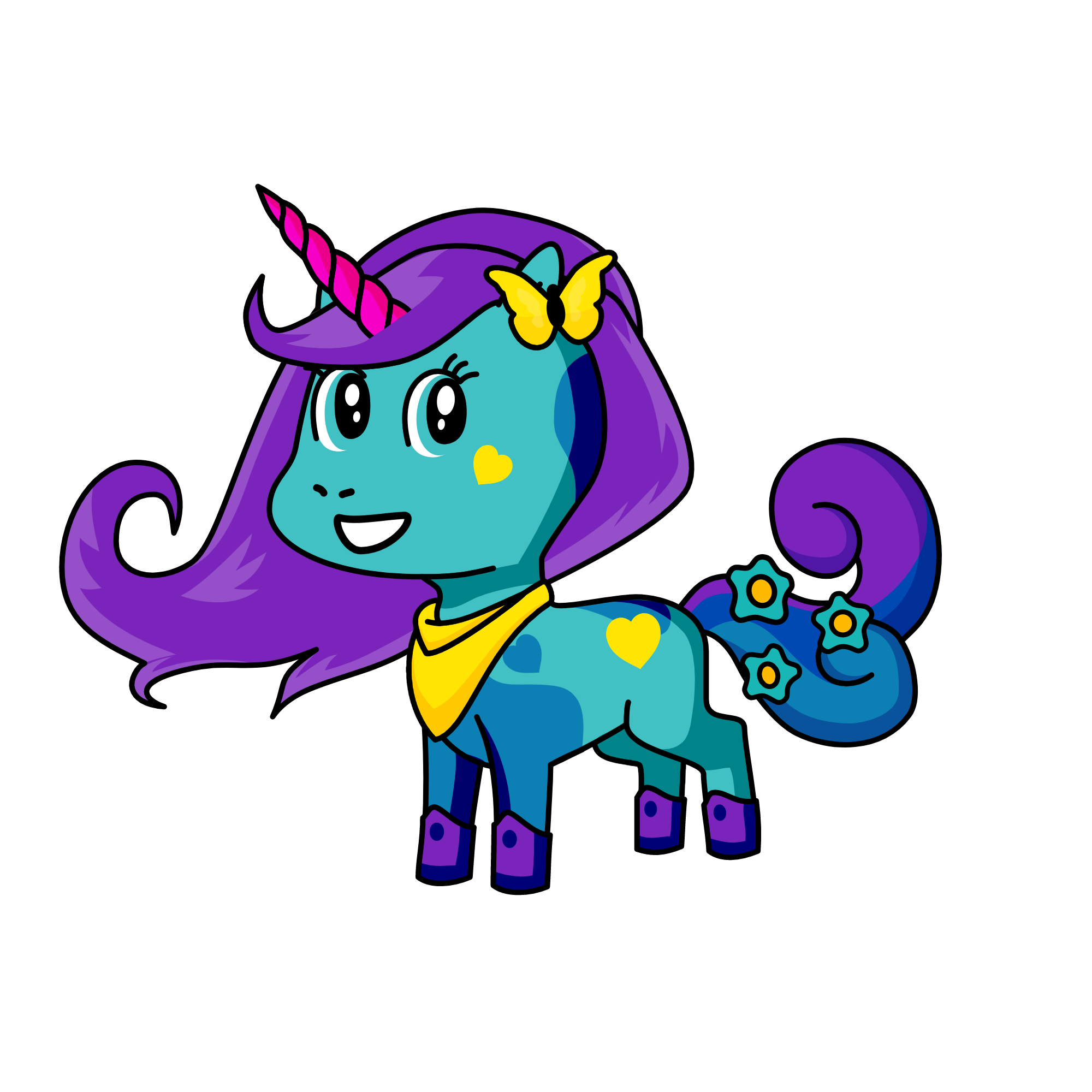 Butterfly, the unicorn