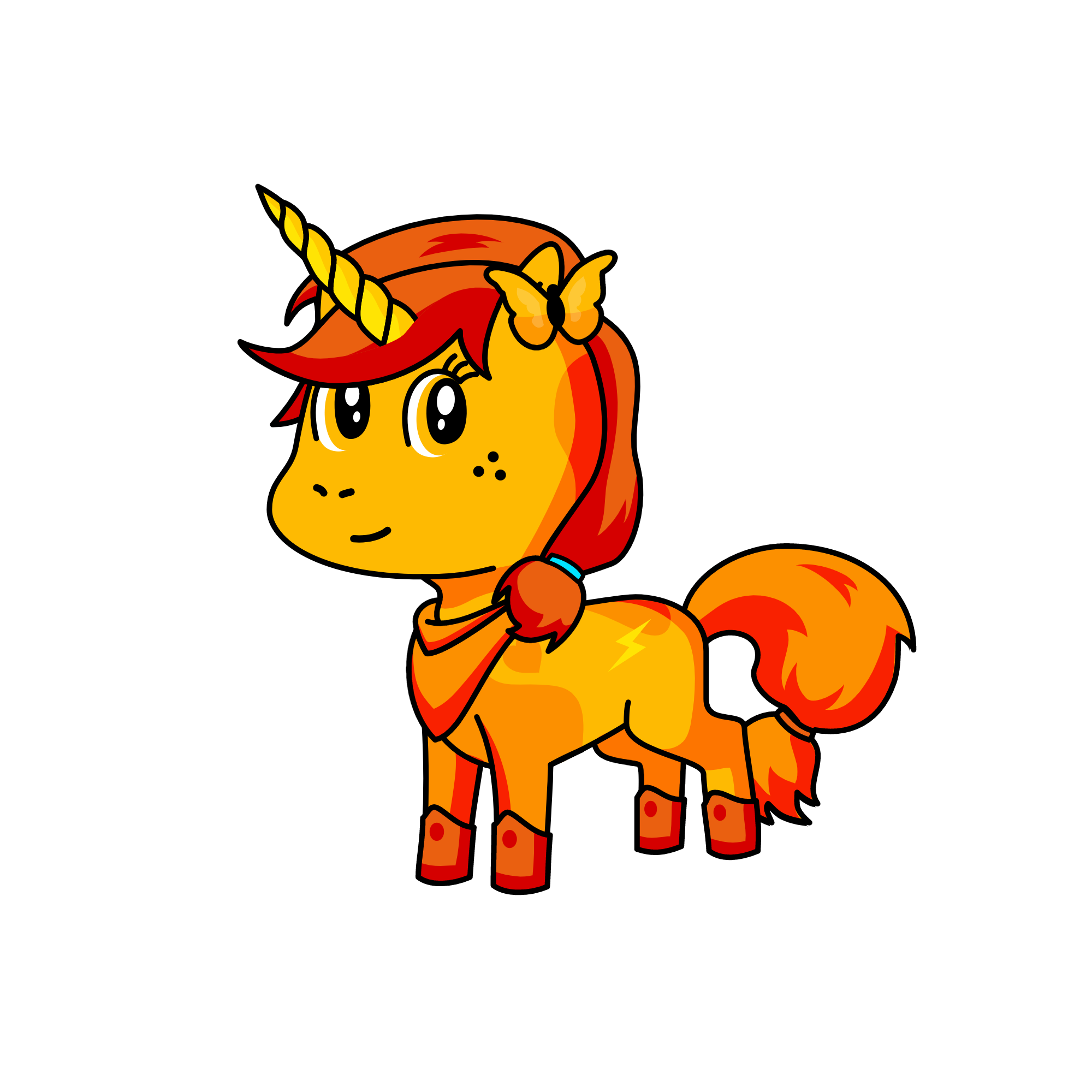 Queen thorn, the unicorn