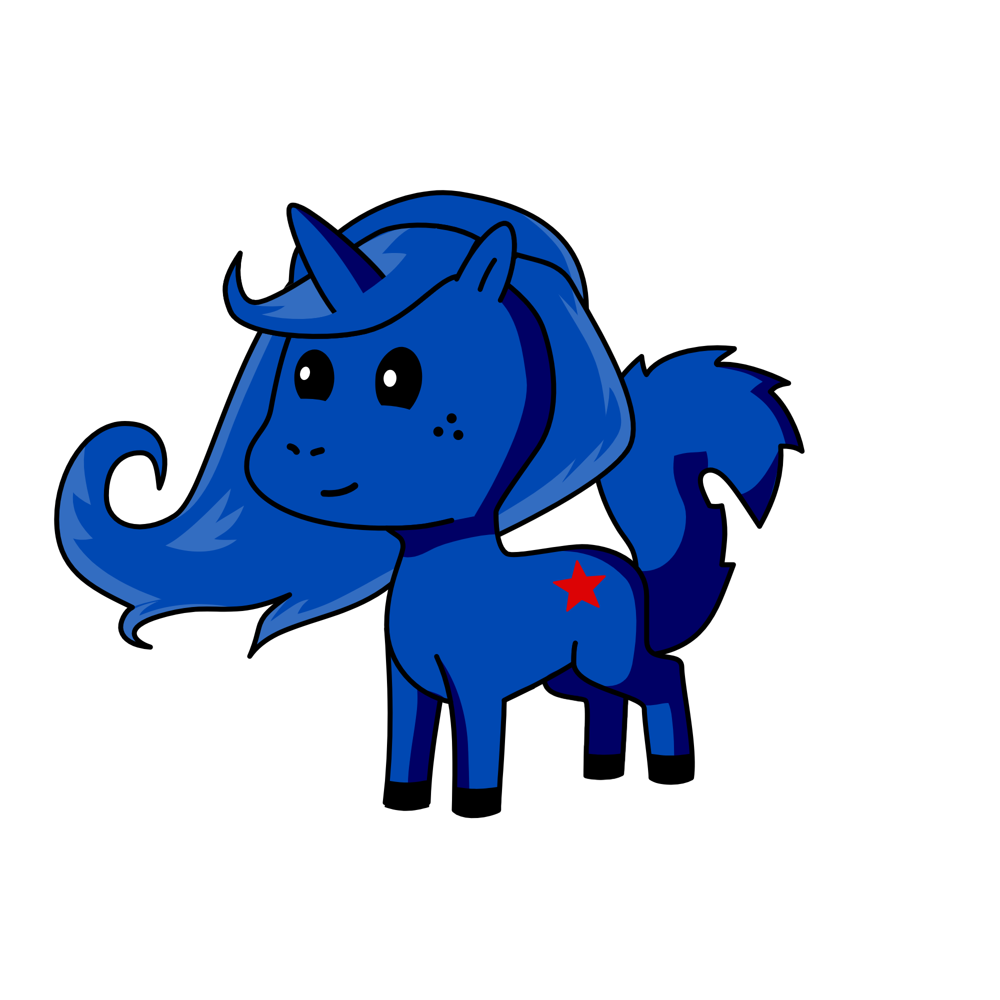 Moon, the unicorn