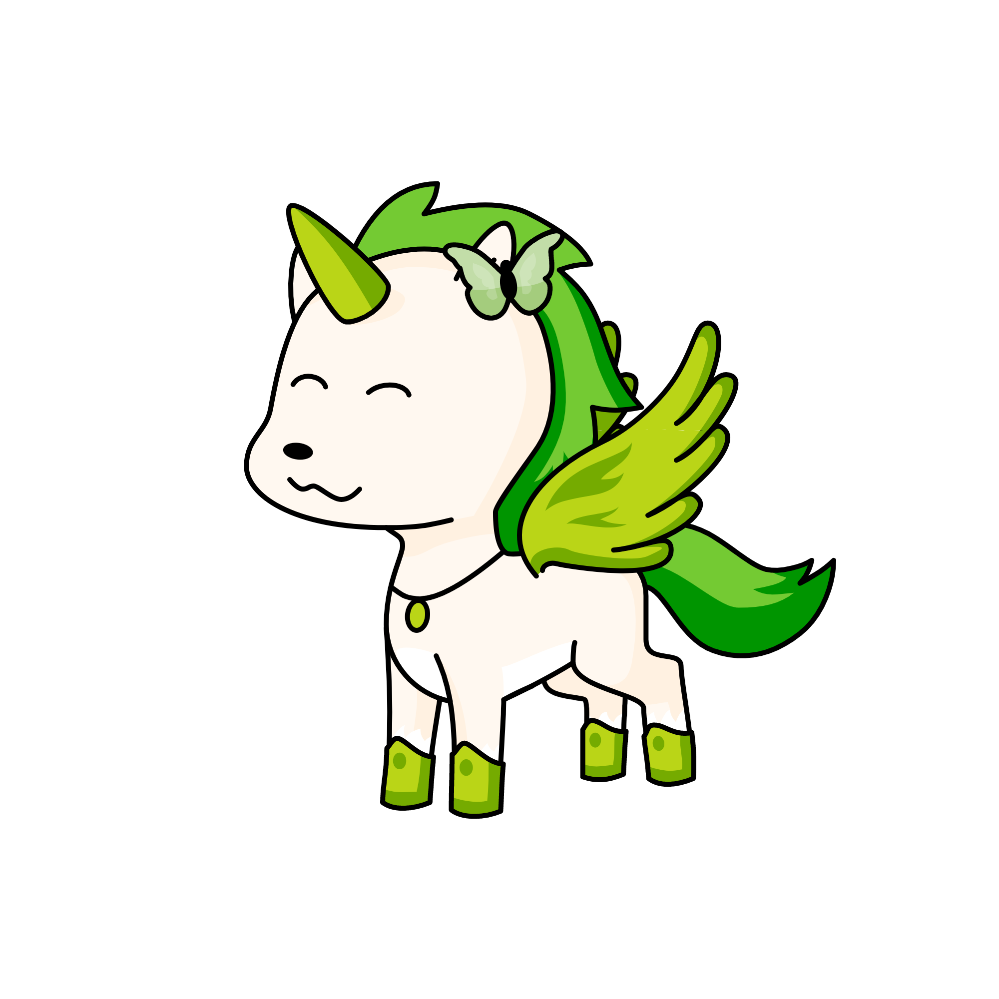 tinkerbell 🧚🏻♀️, the unicorn