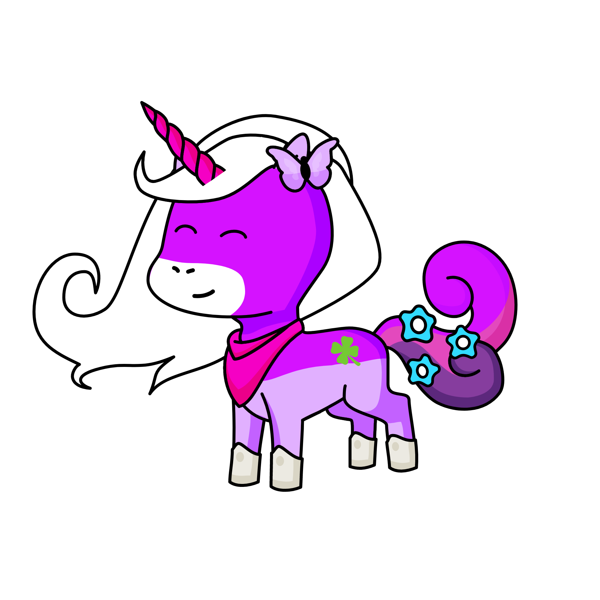 pinky the fairy unicorn, the unicorn
