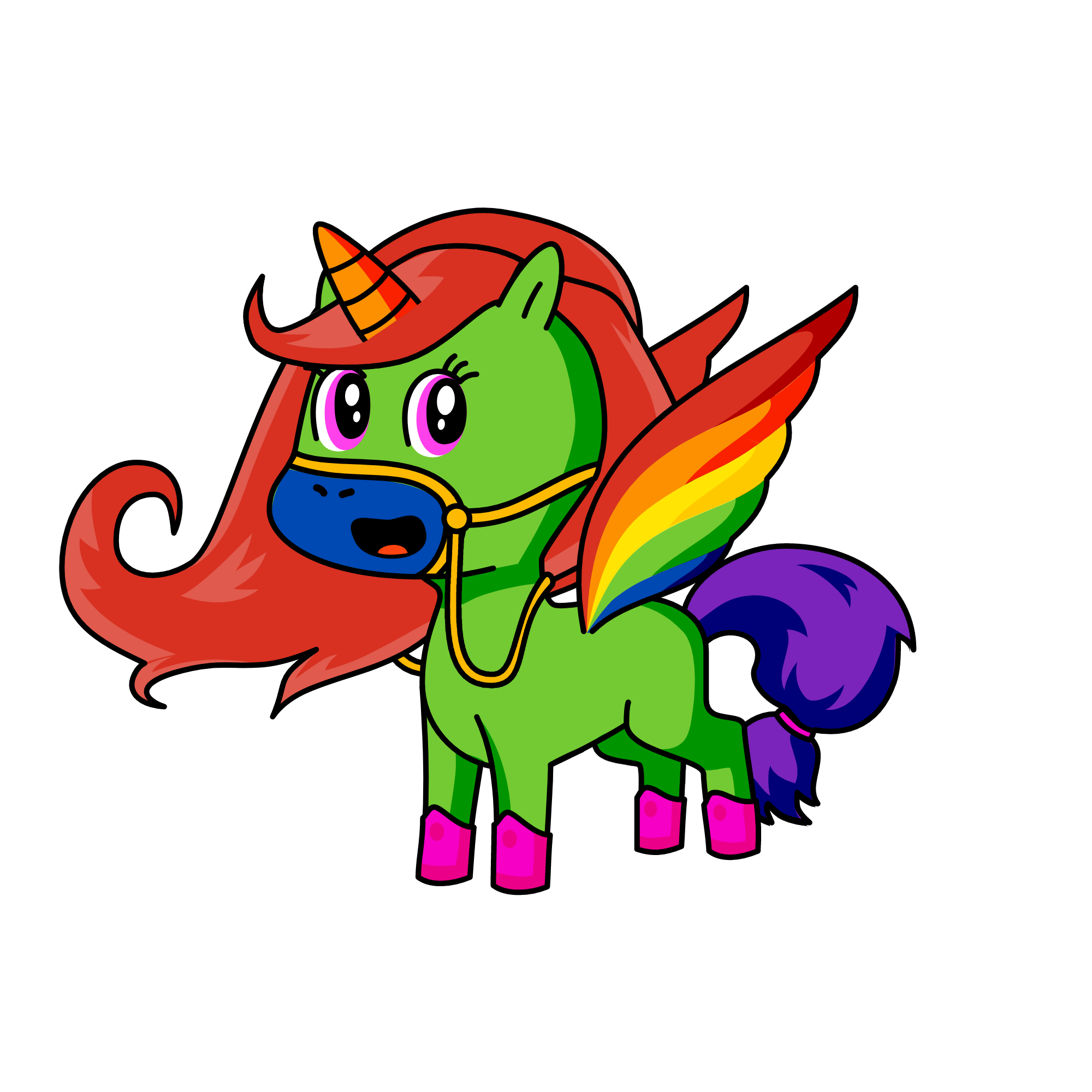 RAINBOW, the unicorn
