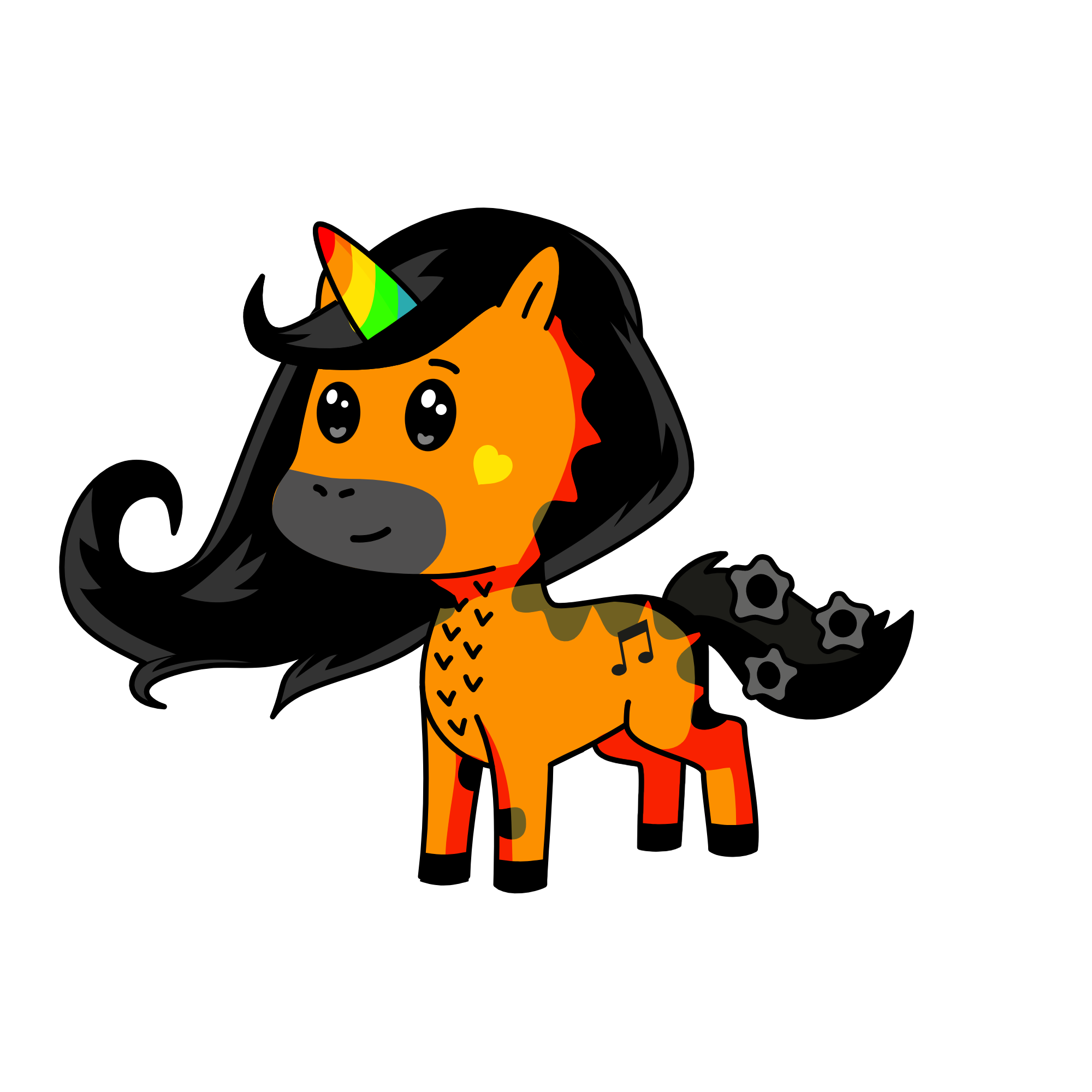 Nightdark, the unicorn