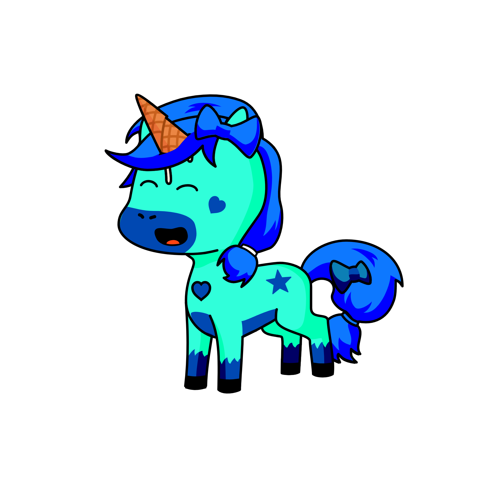 Snowwy-snow, the unicorn