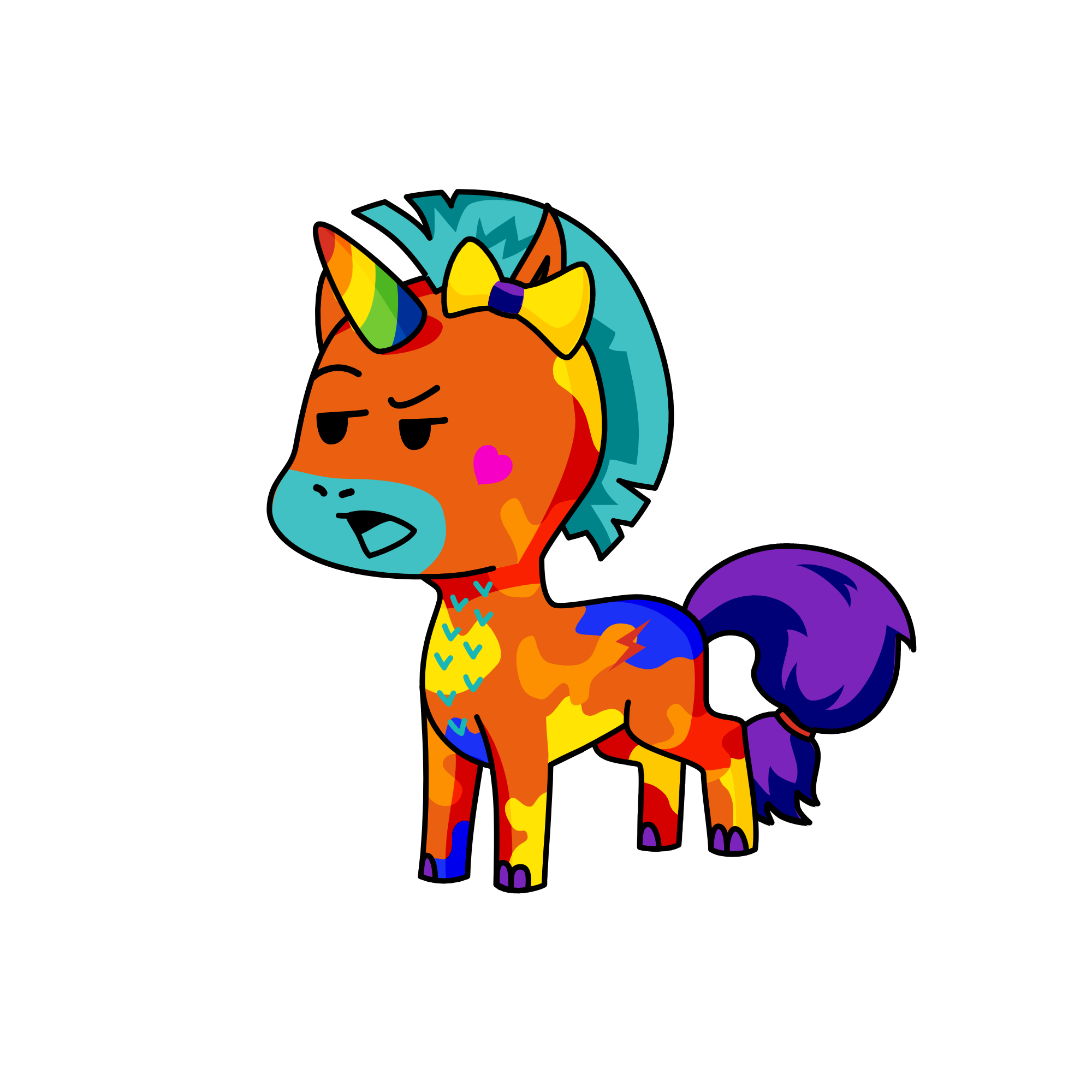 cool, the unicorn