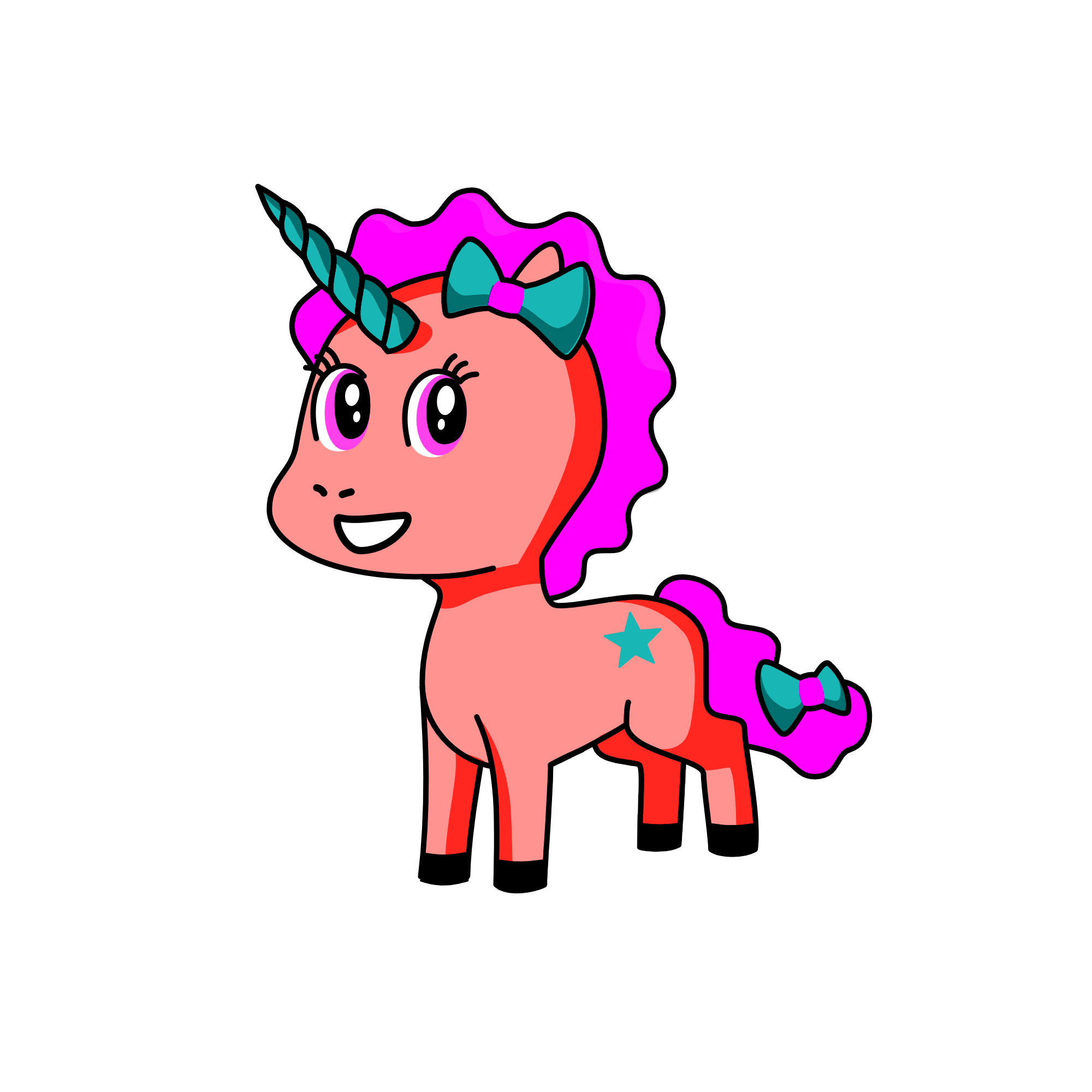 Pinkie Pie, the unicorn