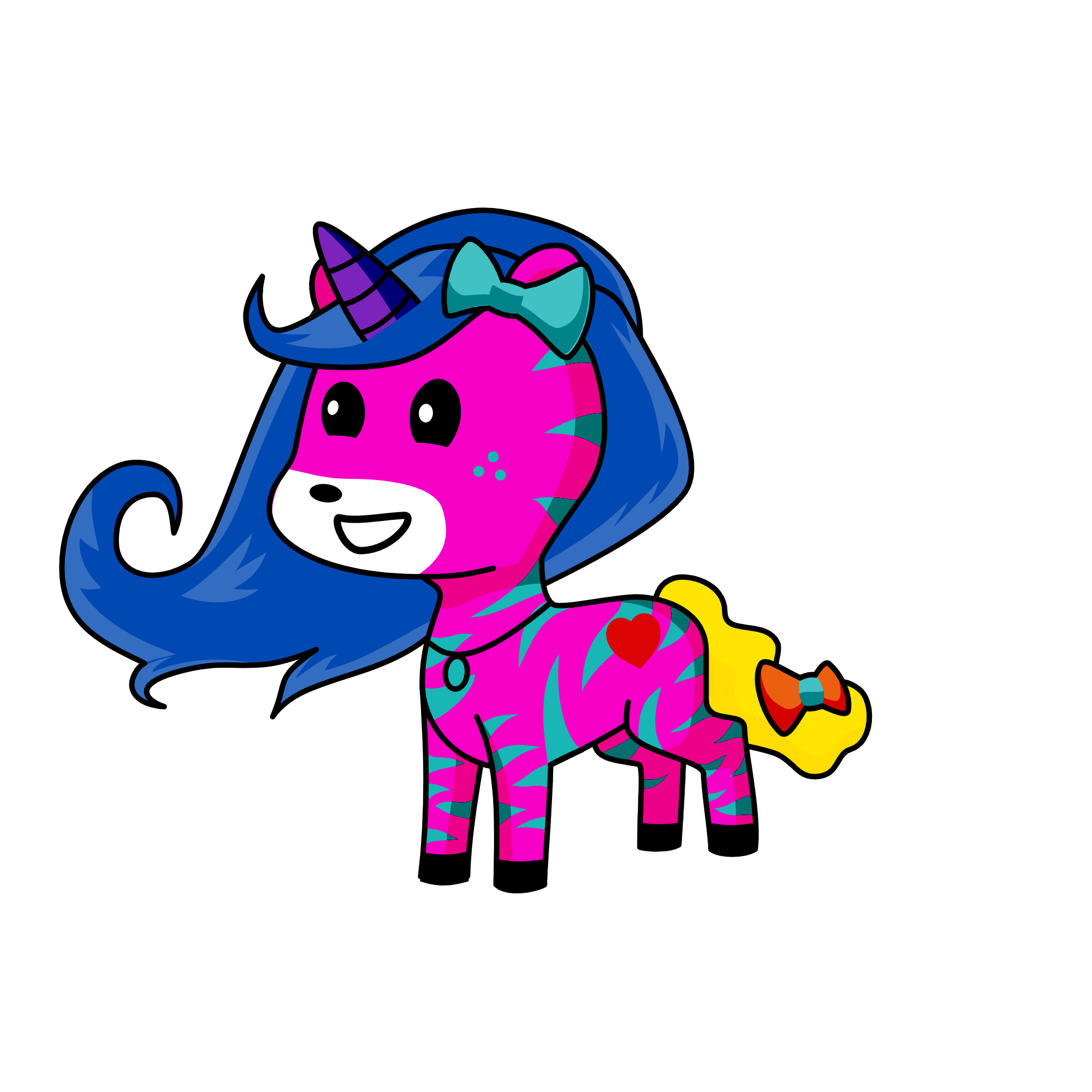 get the horn, the unicorn