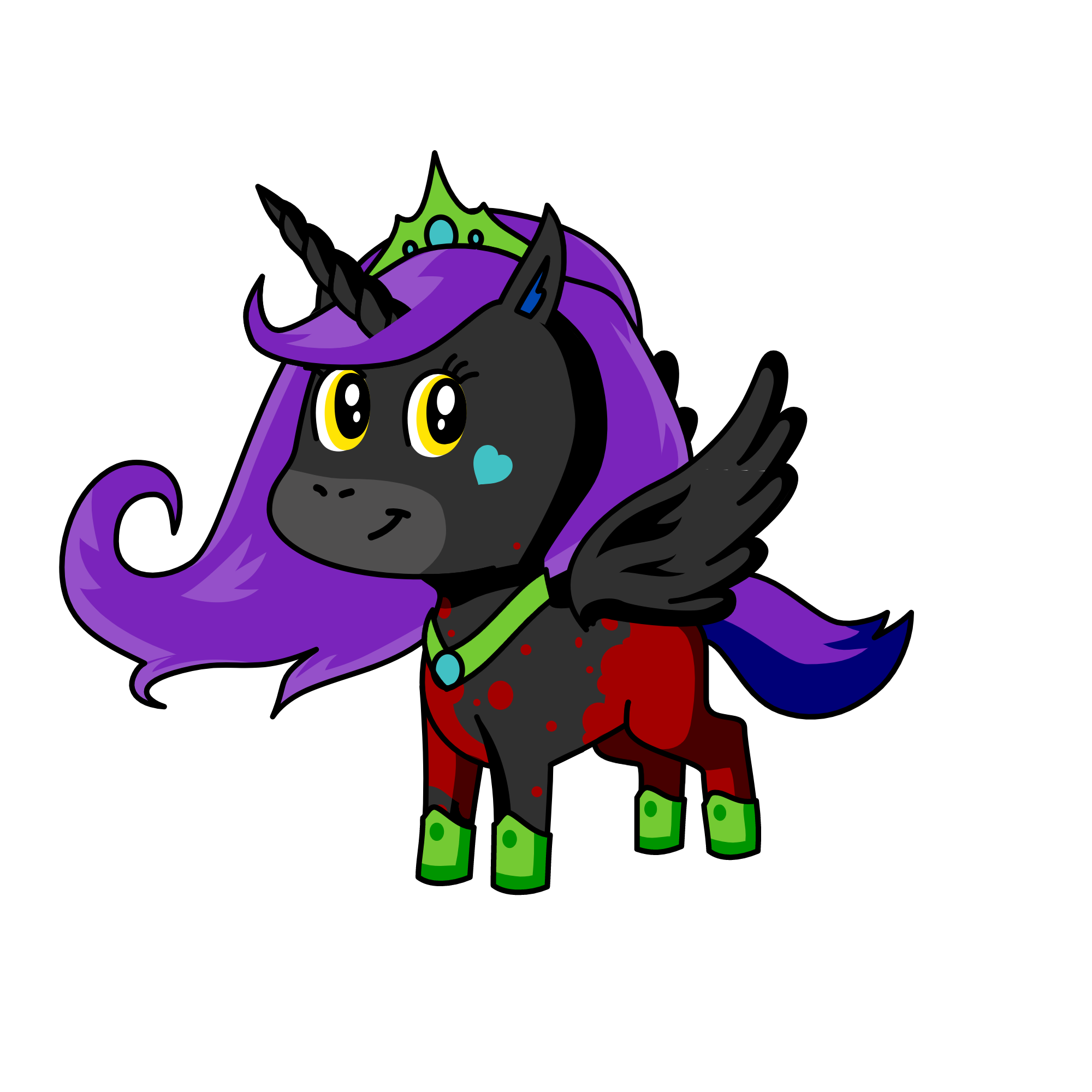 Shadow Love, the unicorn