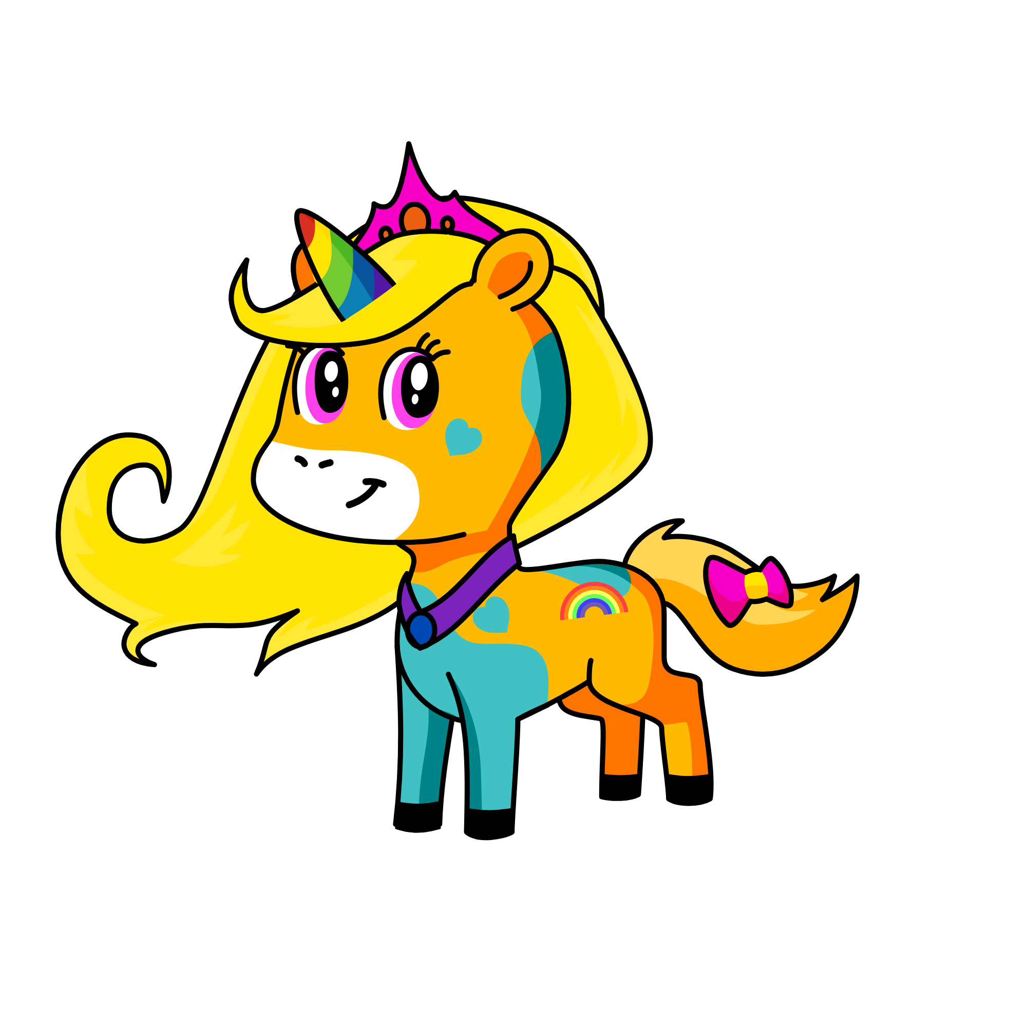 Fluffy, the unicorn