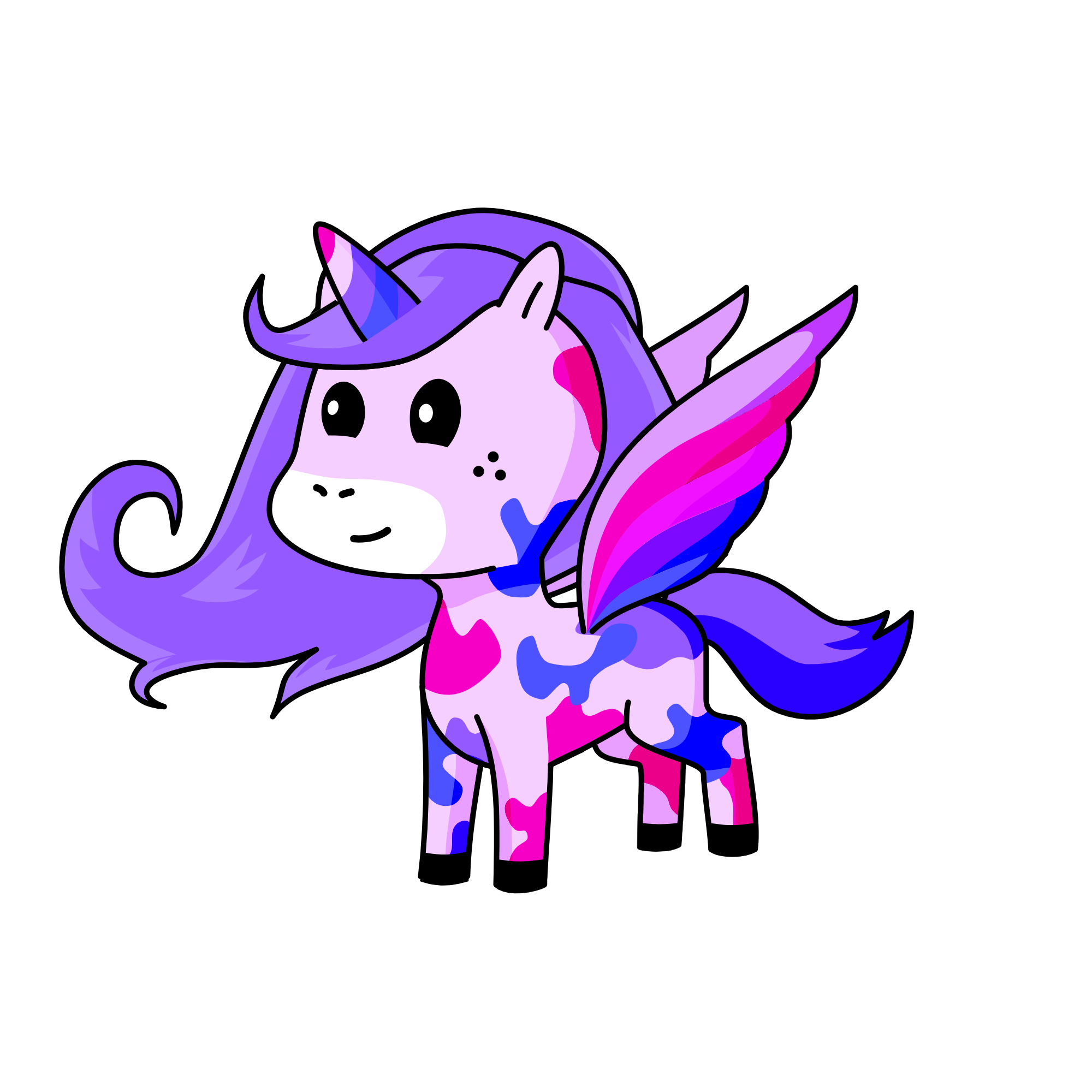pinky, the unicorn