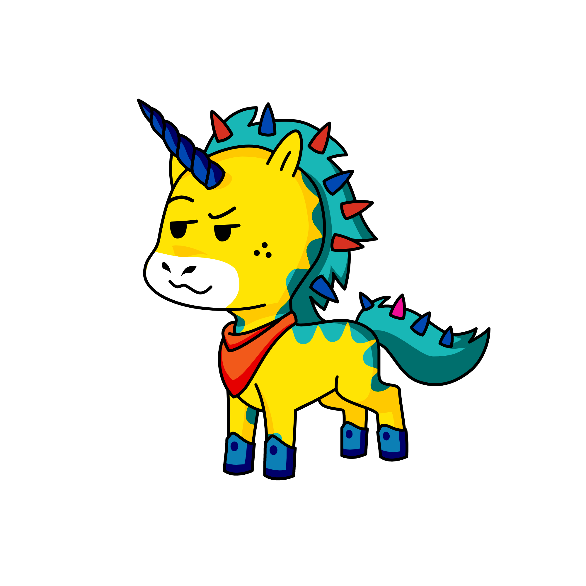 Happy, the unicorn