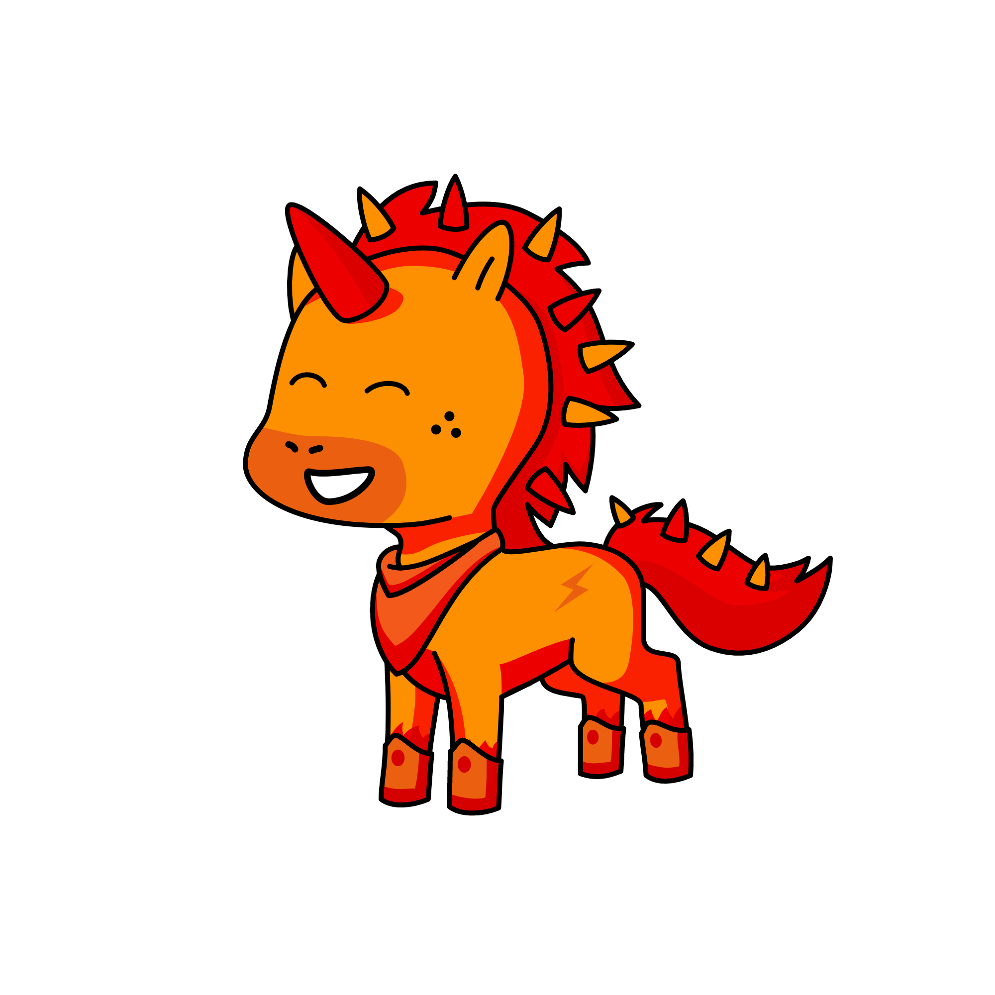 Fire, the unicorn