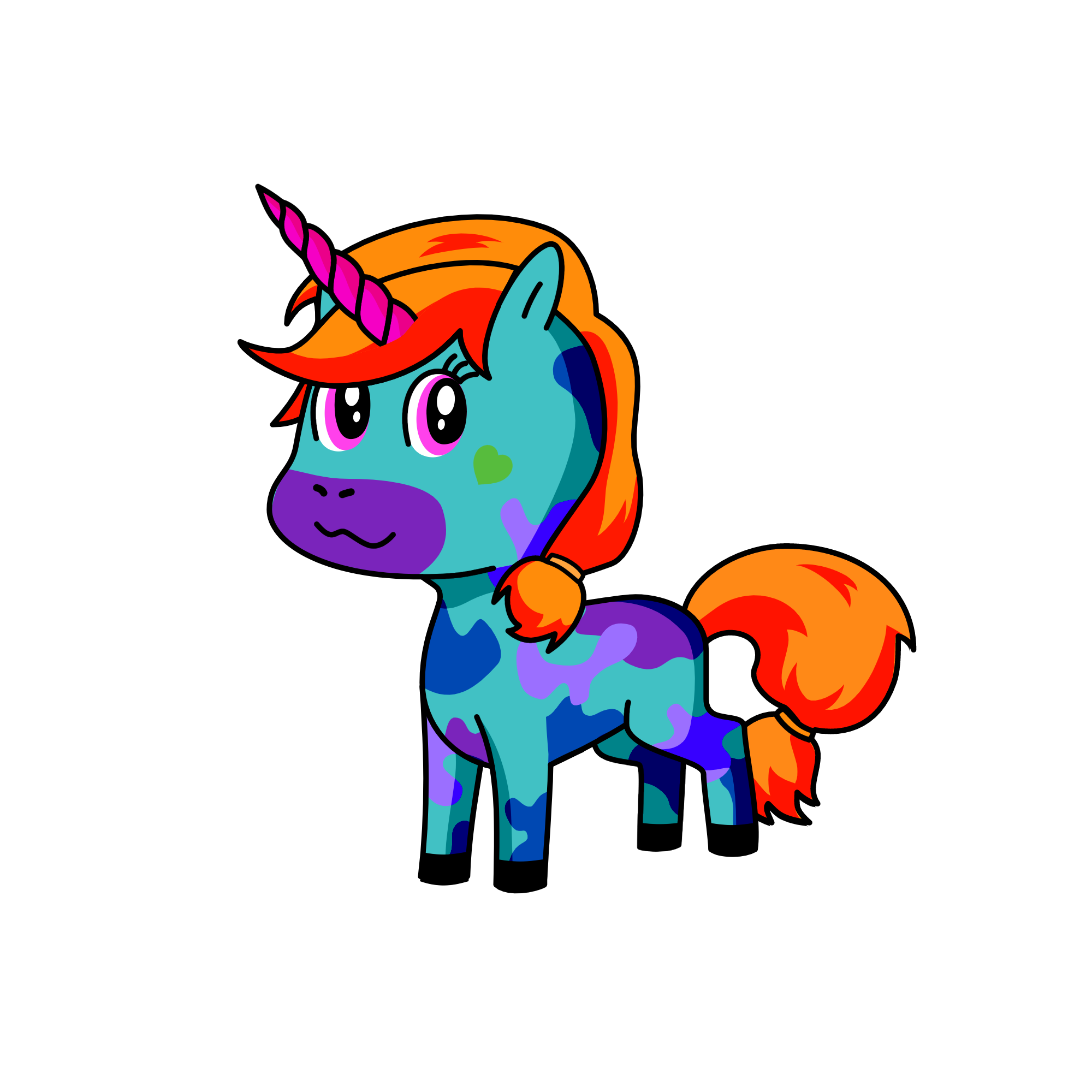 Velvet, the unicorn