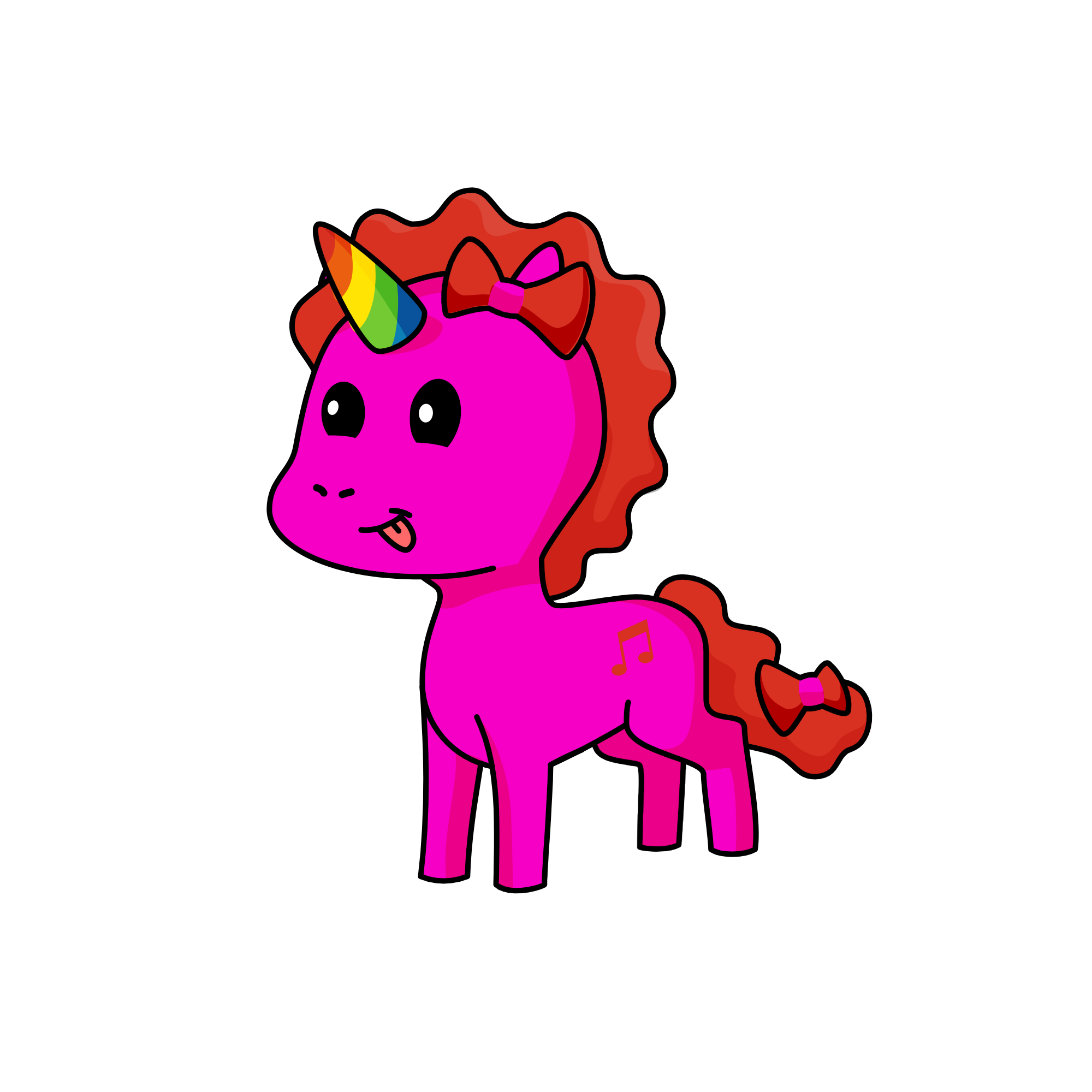Pinky pie, the unicorn
