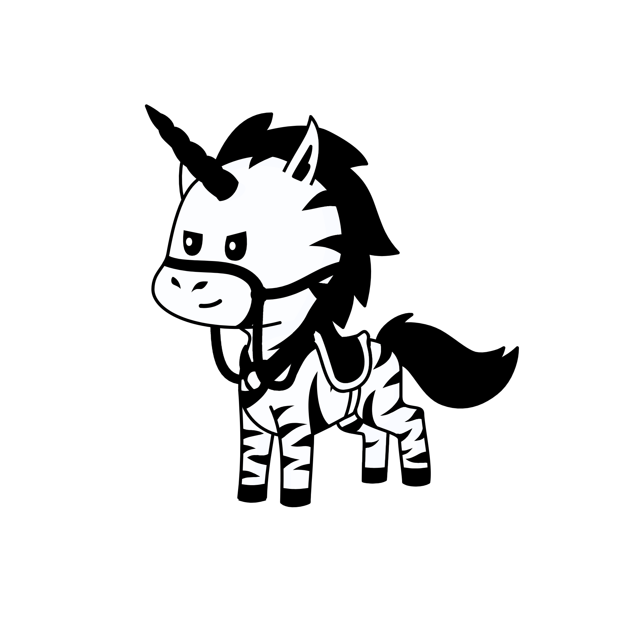 Zebra, the unicorn