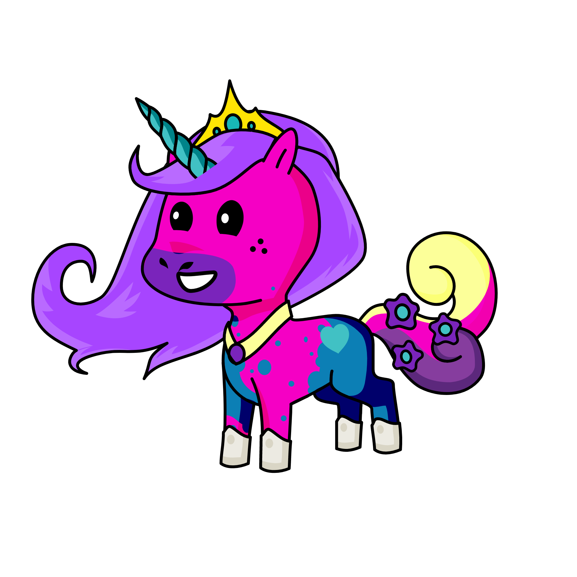 Princess candace, the unicorn