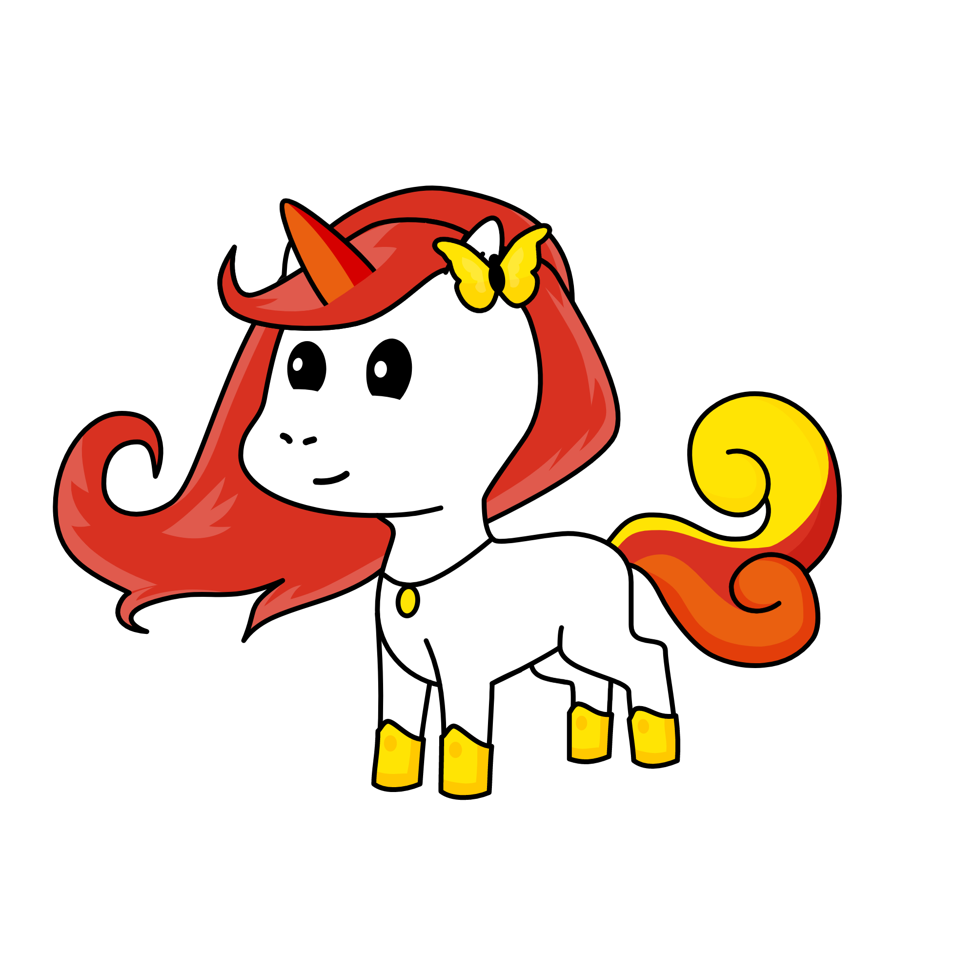 Scarllet, the unicorn