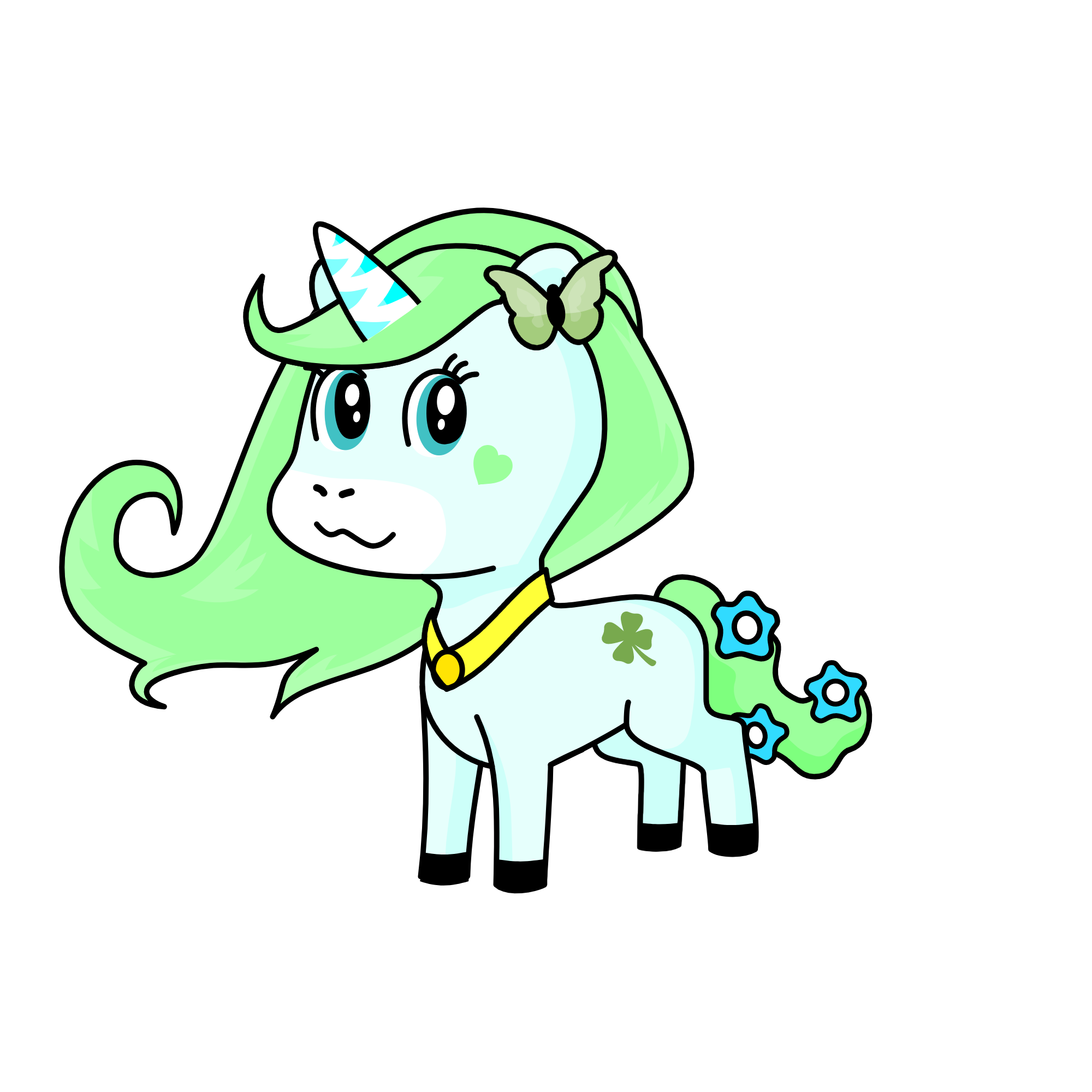 lime, the unicorn