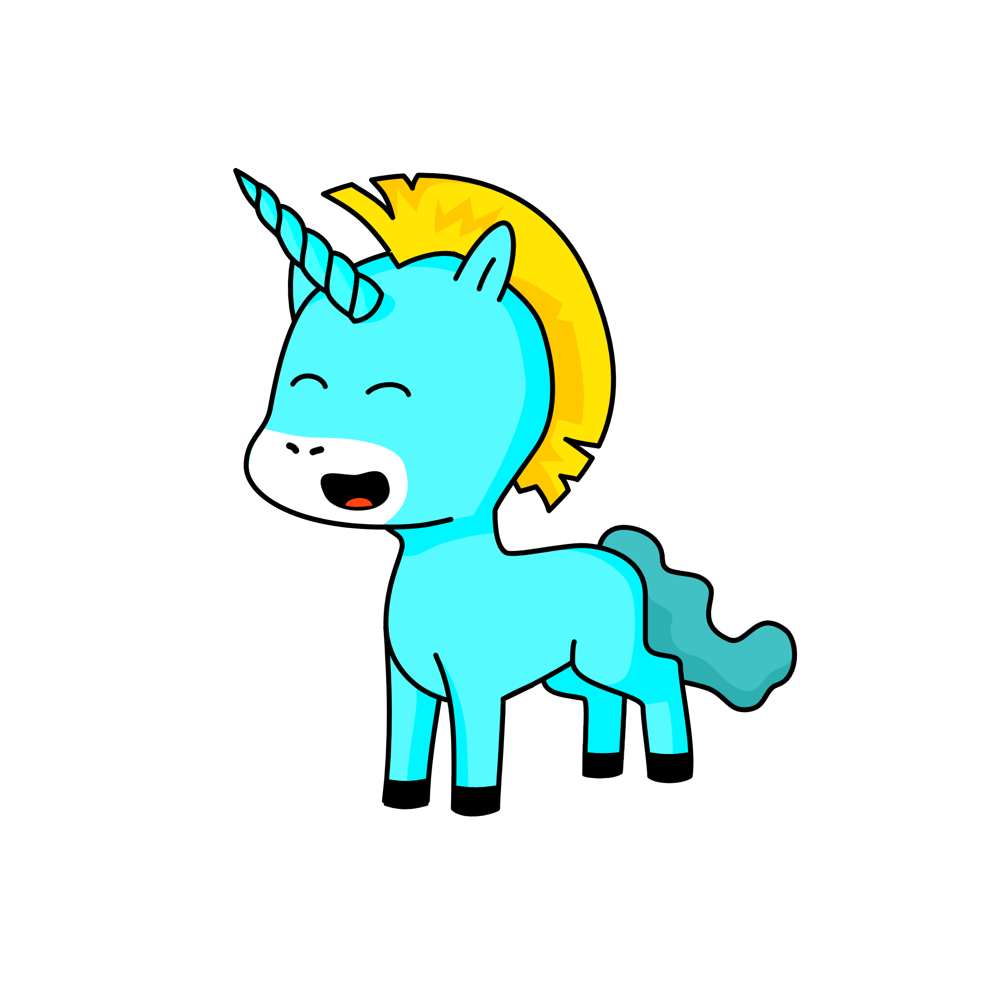 Ssundee, the unicorn