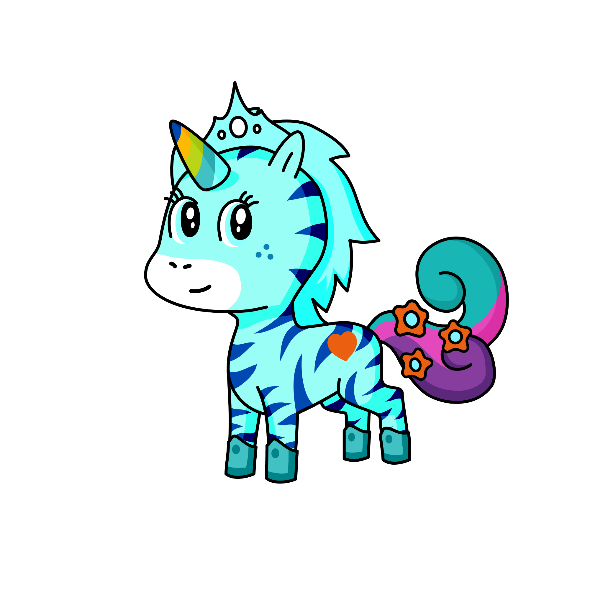 Snow Fairy, the unicorn