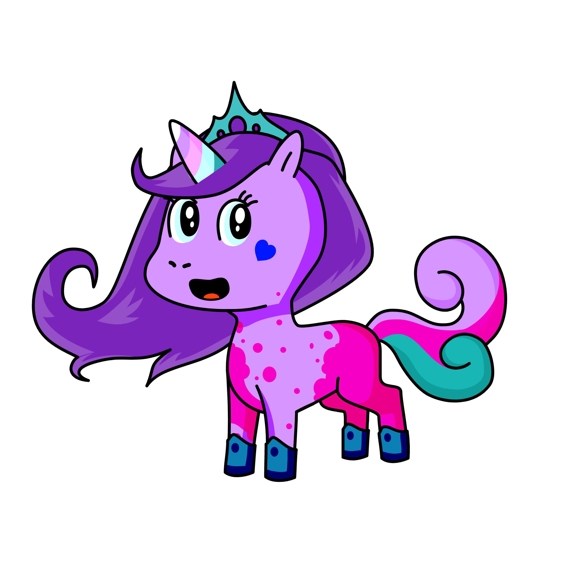 galaxzy, the unicorn