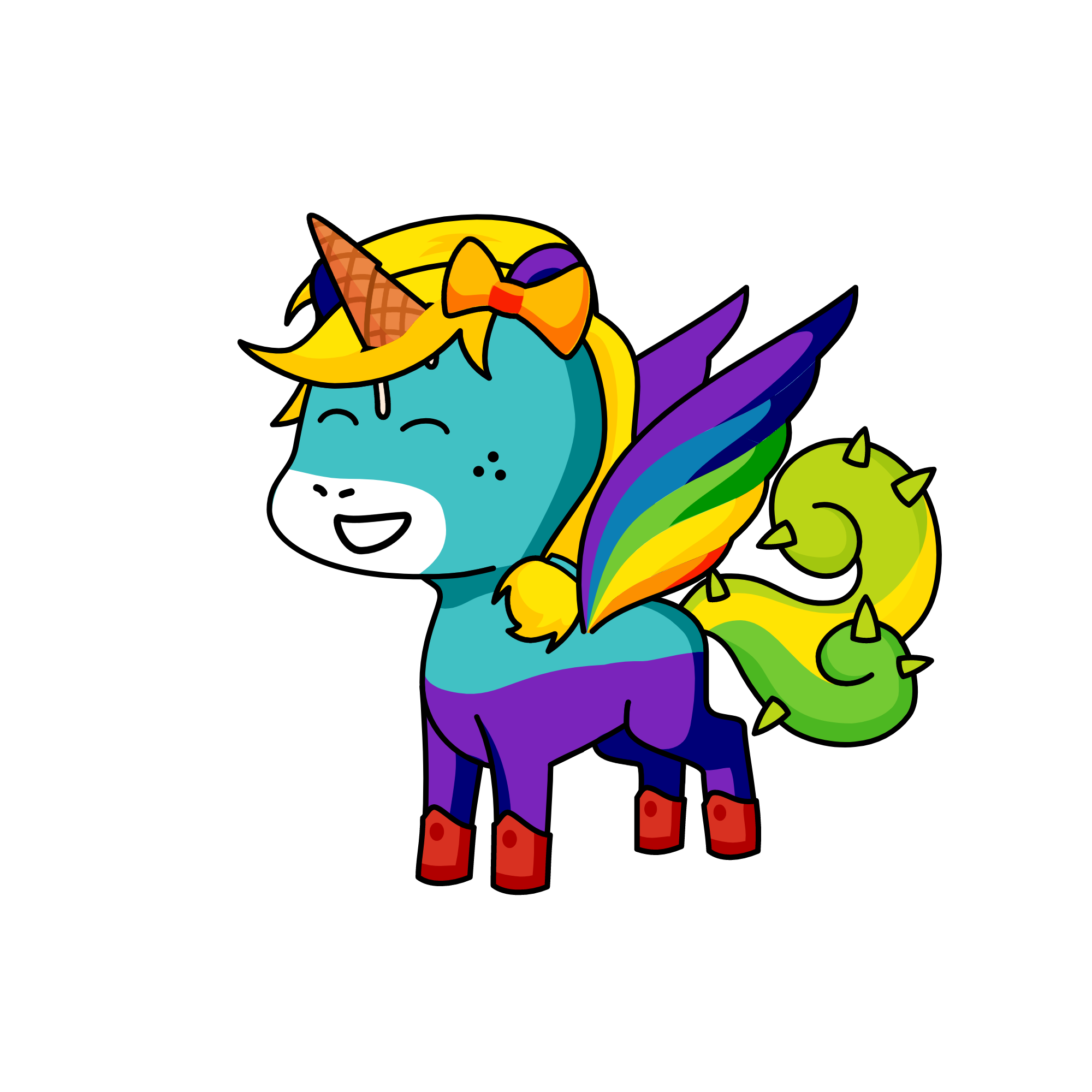 i have wings sussy baka, the unicorn