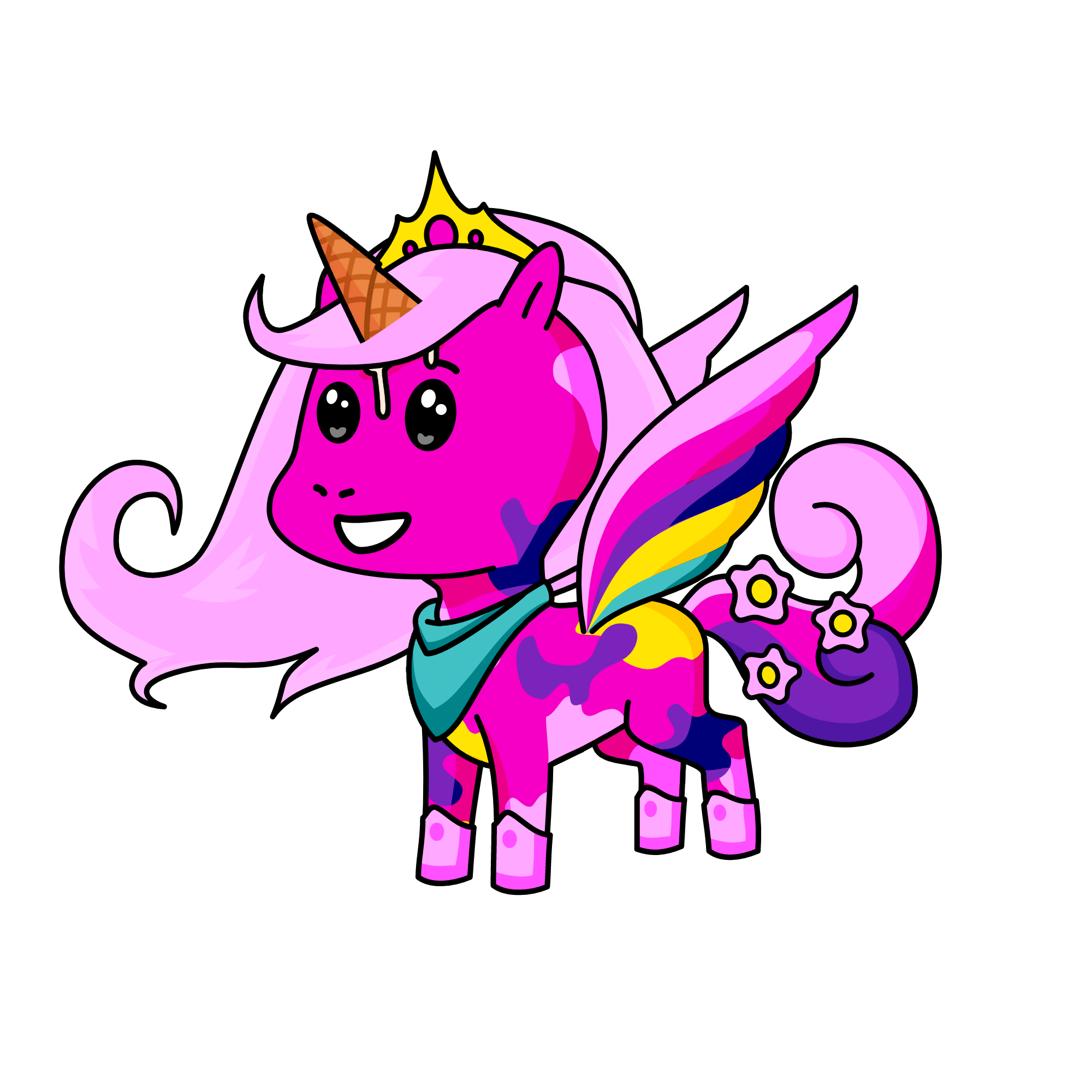 Sunshine, the unicorn
