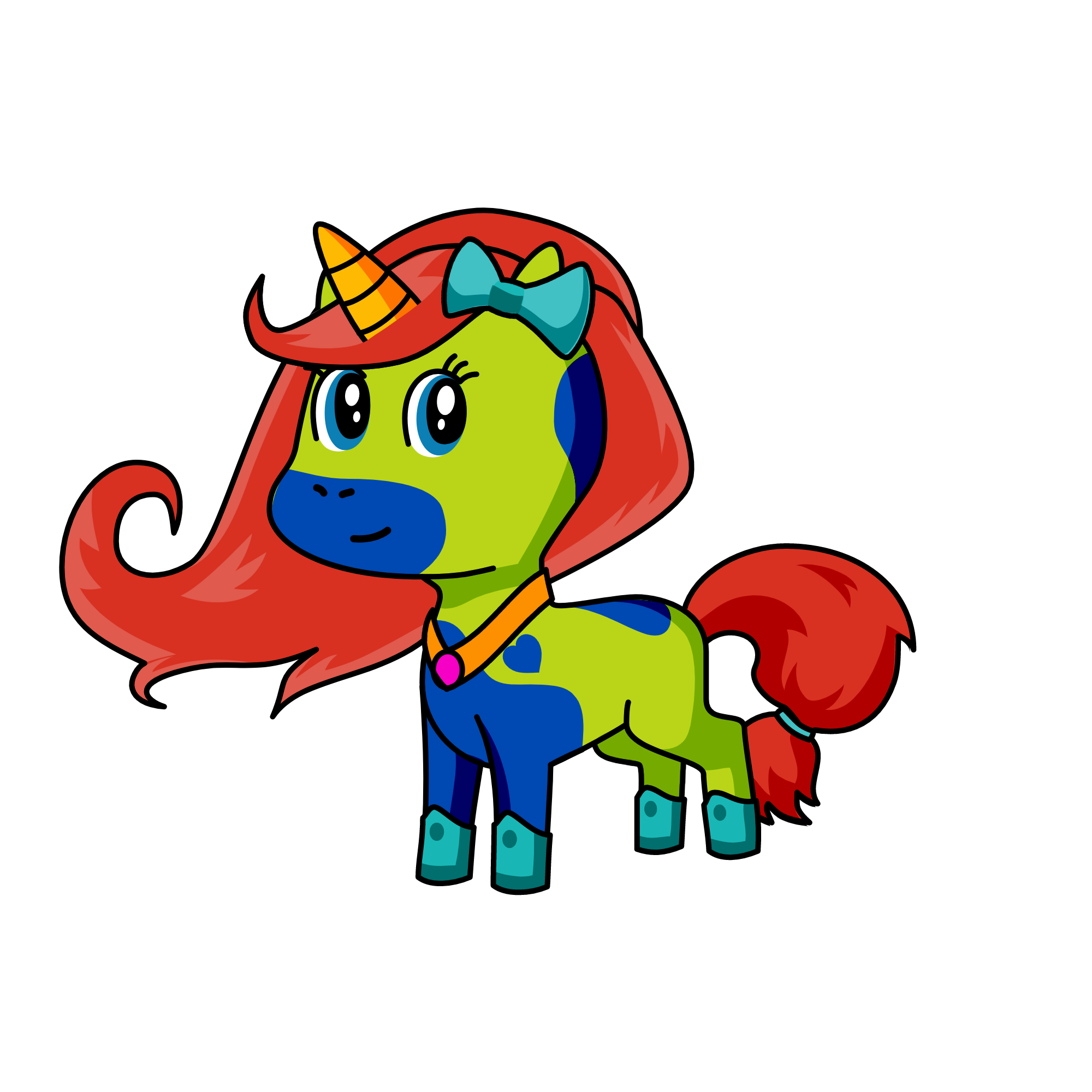 Melody, the unicorn