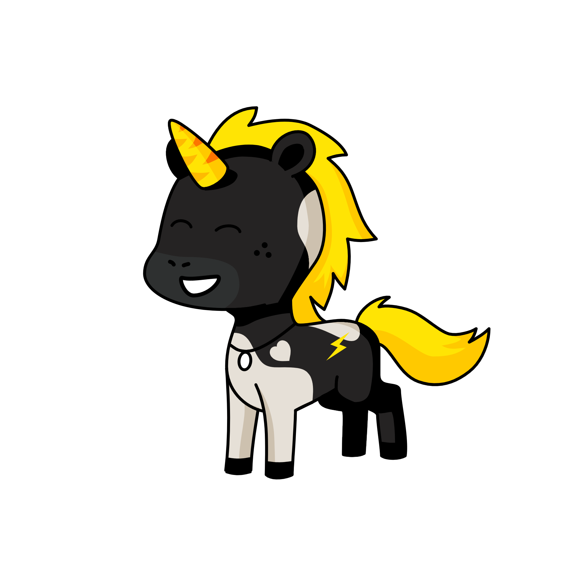 Spots , the unicorn