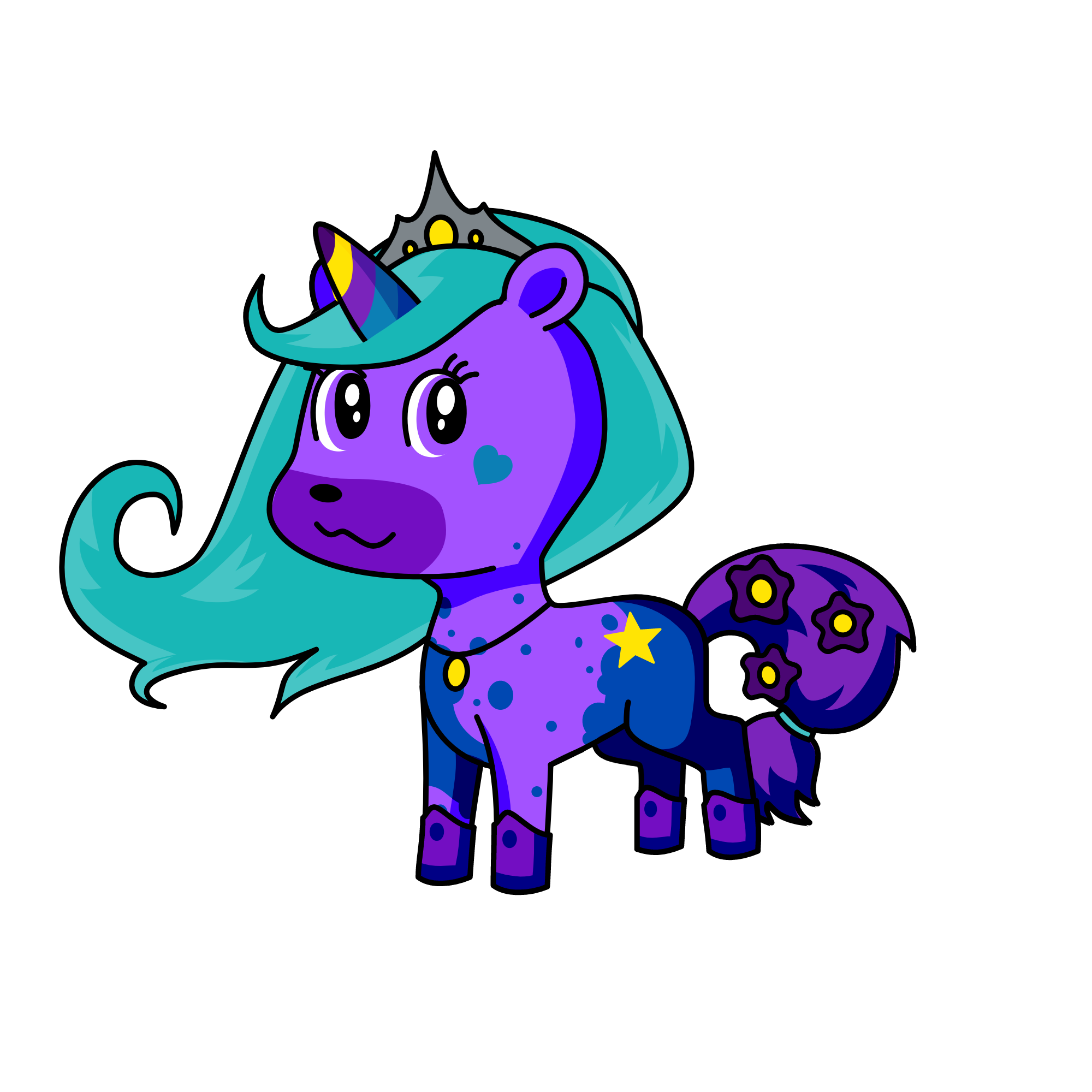 Lunar, the unicorn