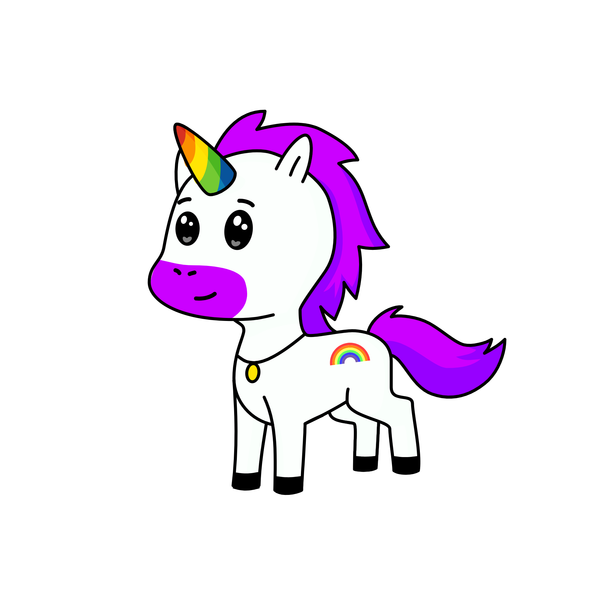 Emoji unicorn , the unicorn