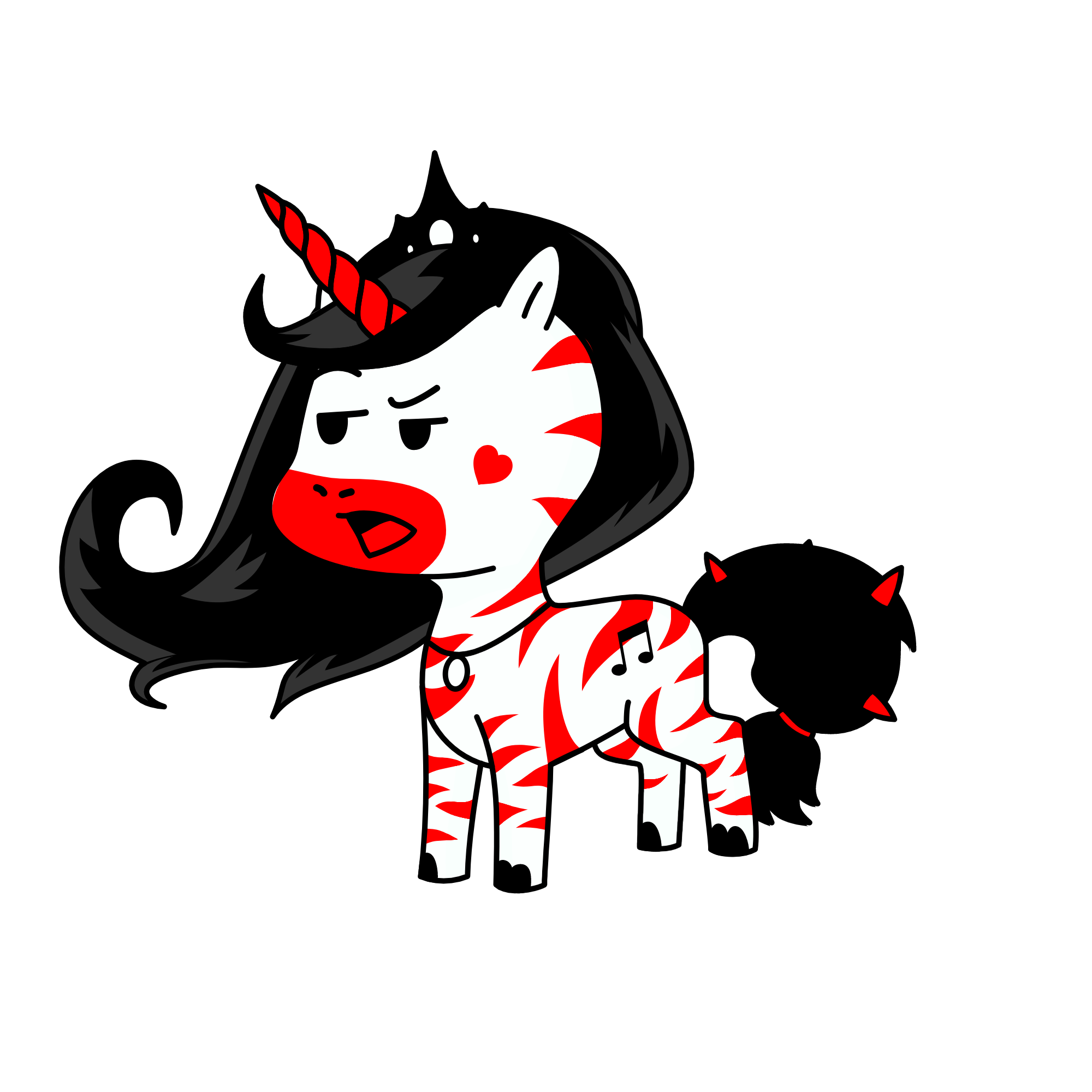 YOUR Just being suspious duhhh, the unicorn