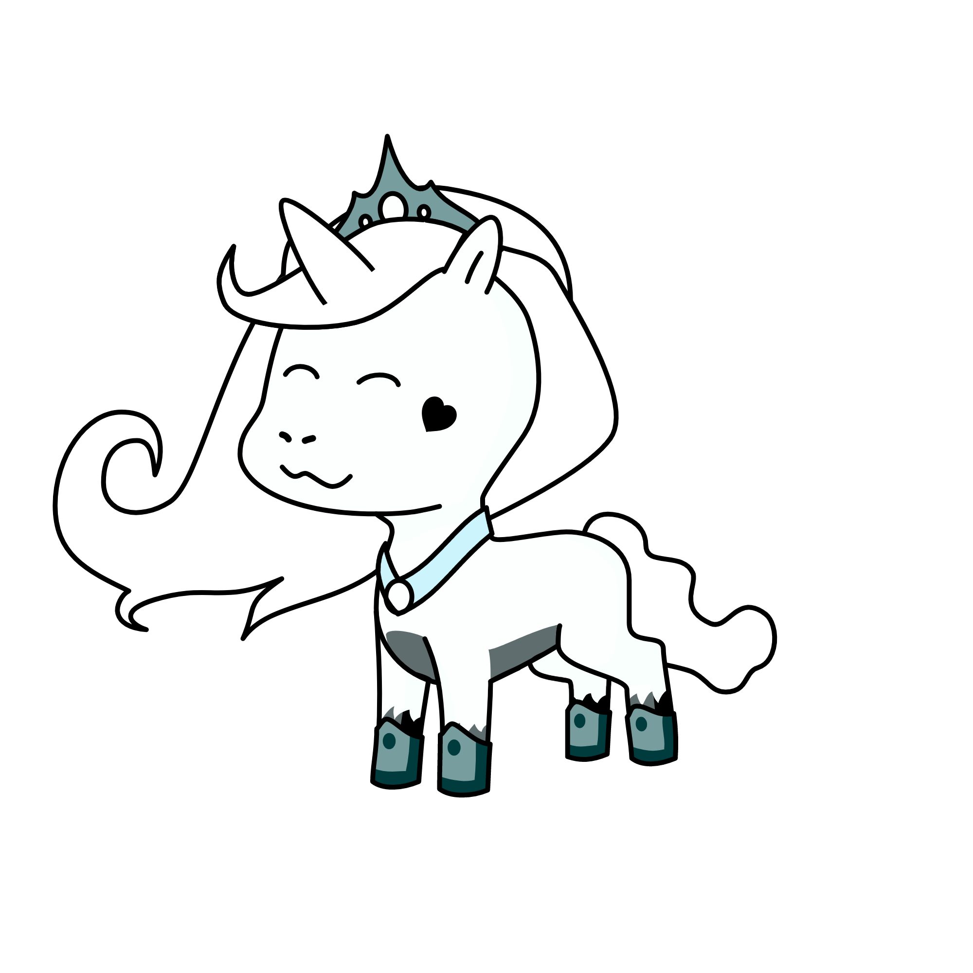 ghosty, the unicorn