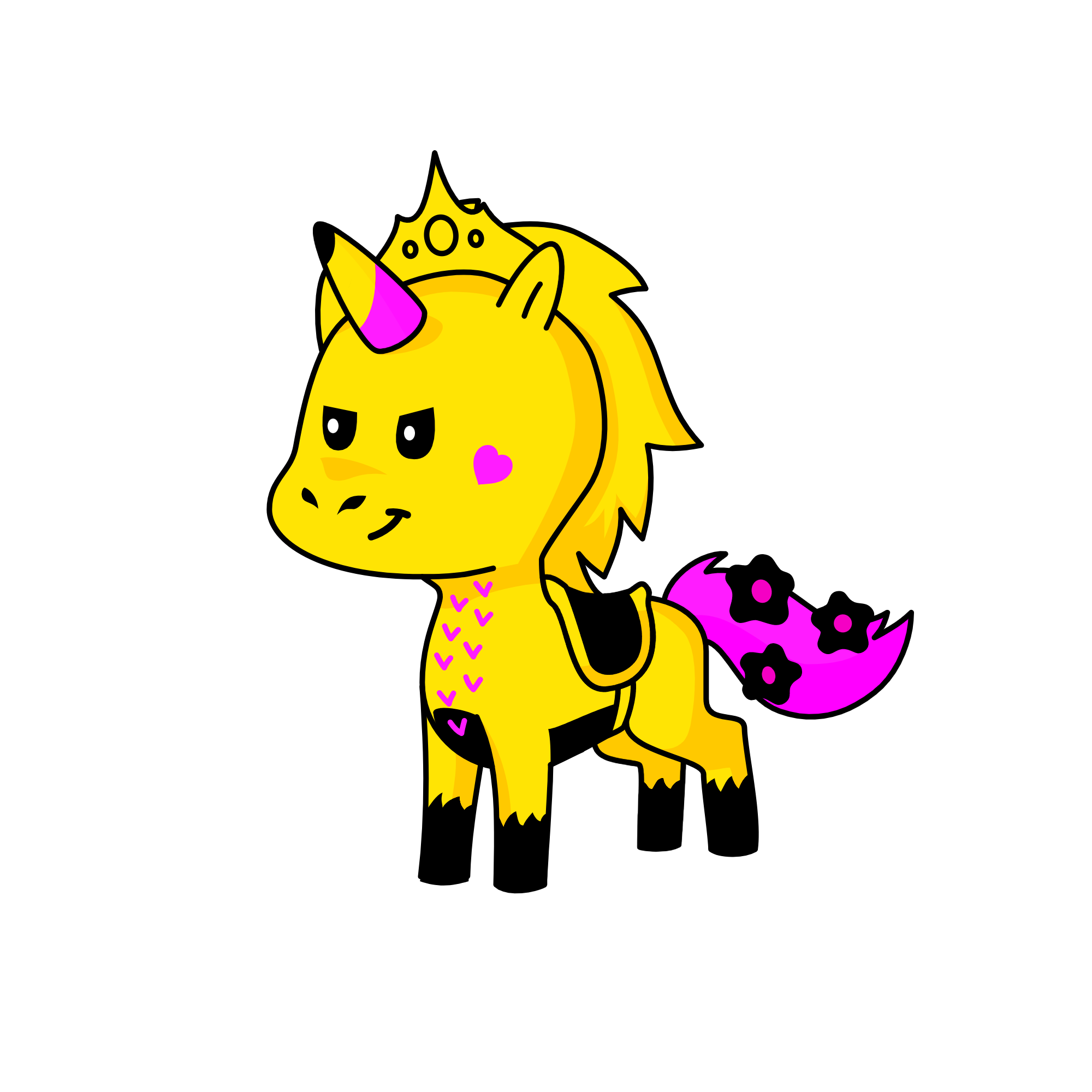 pencil , the unicorn