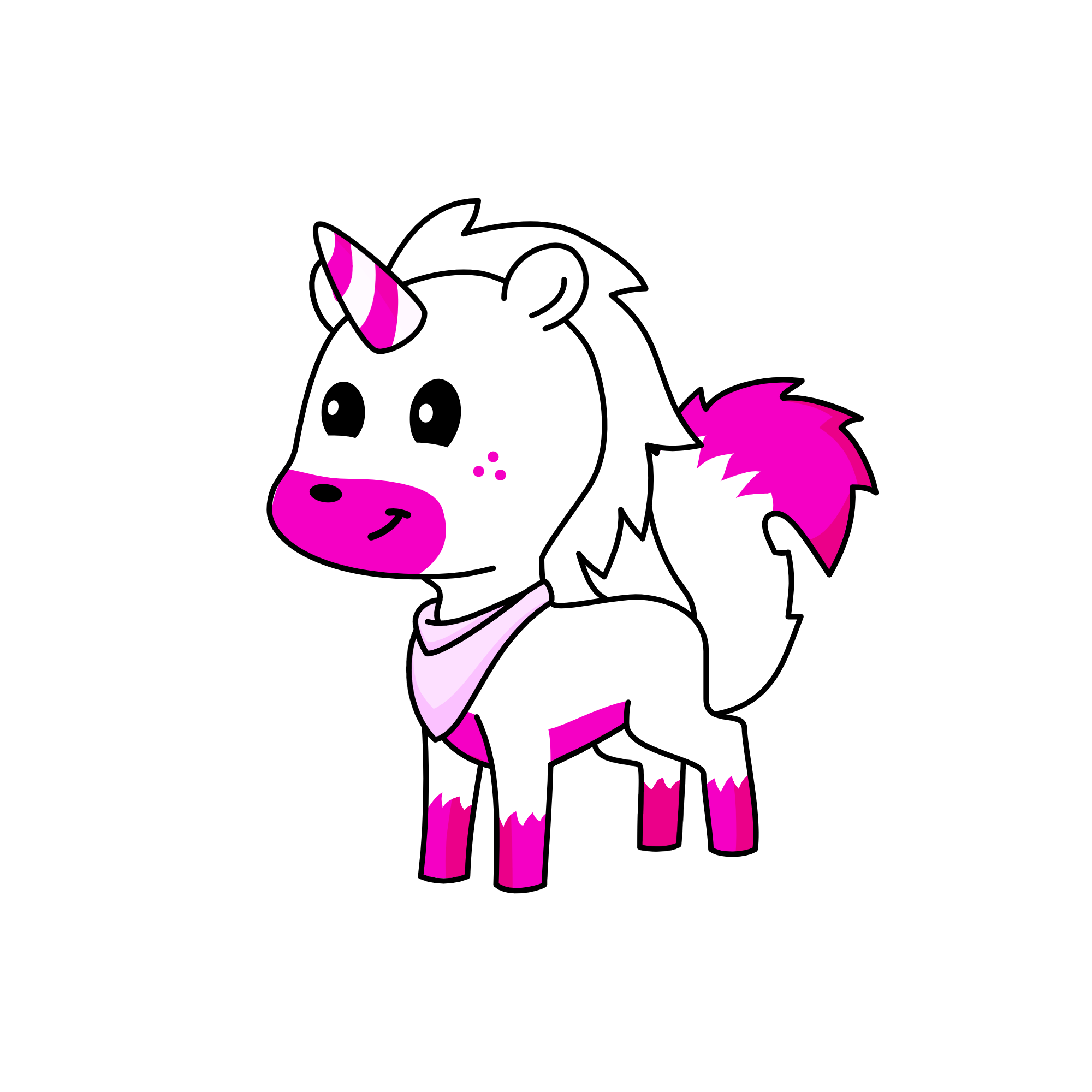☽ Mangle The Wølf ☾, the unicorn