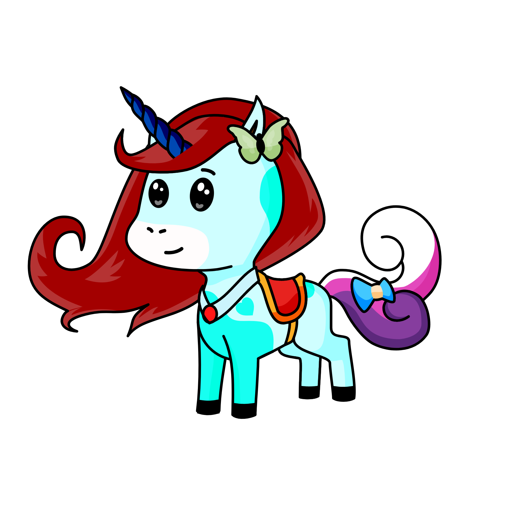 Bluebell, the unicorn