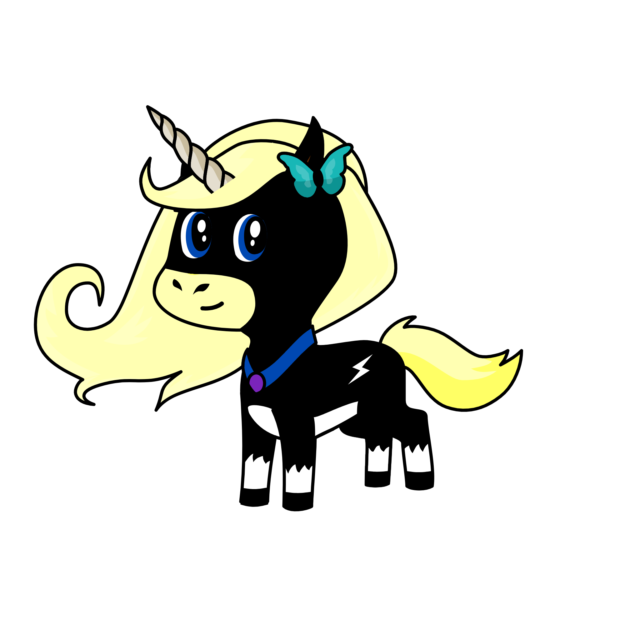 lightning, the unicorn